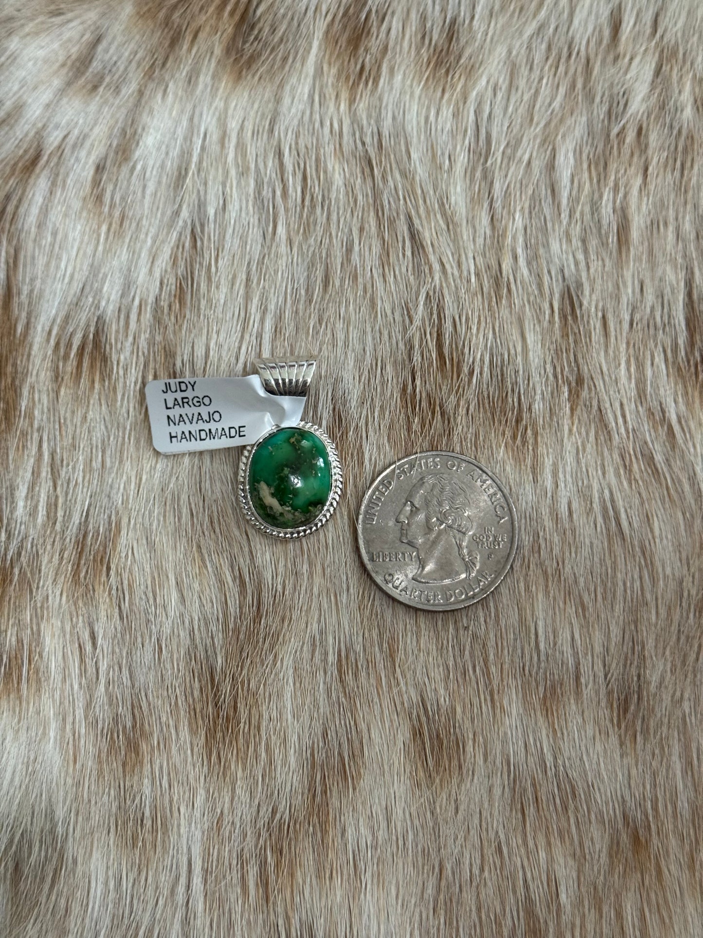 Sonoran Gold Turquoise Pendant