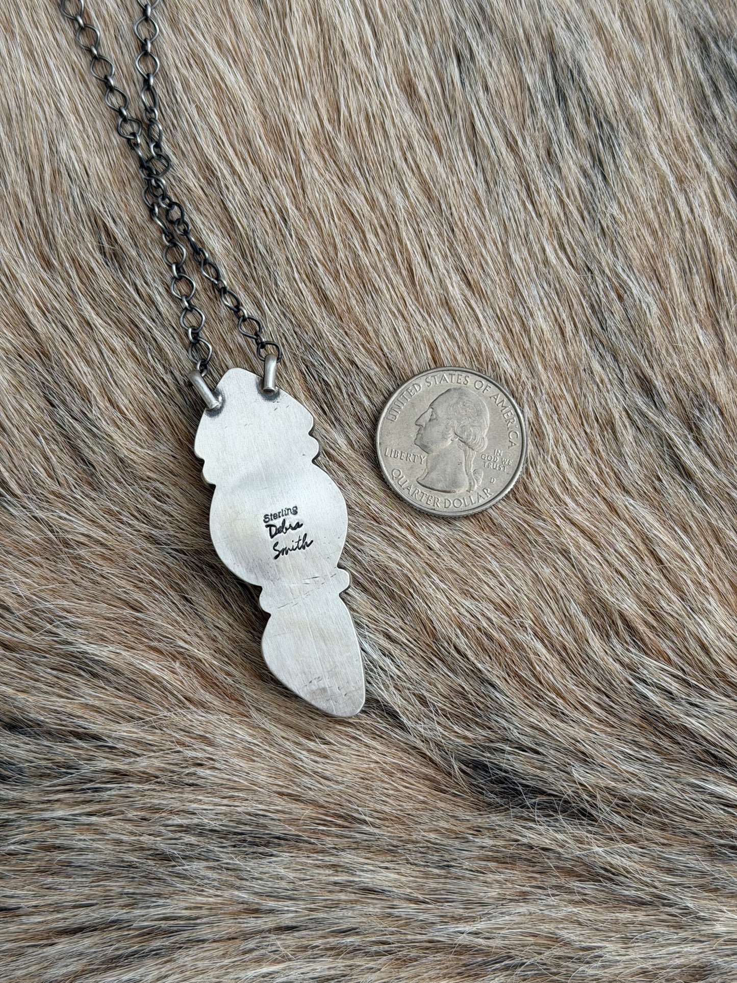 Turquoise Mercury Dime Cluster Necklace