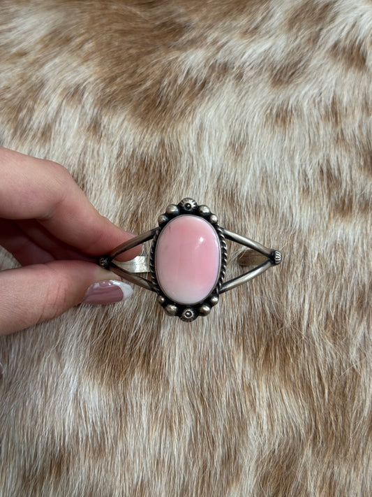 Pink Conch Cuff