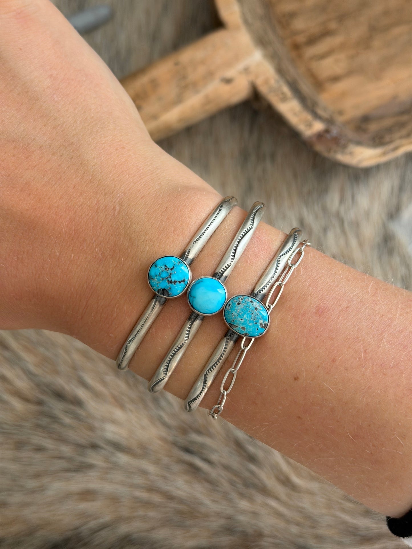 Blue Ridge Turquoise Stacker Cuff