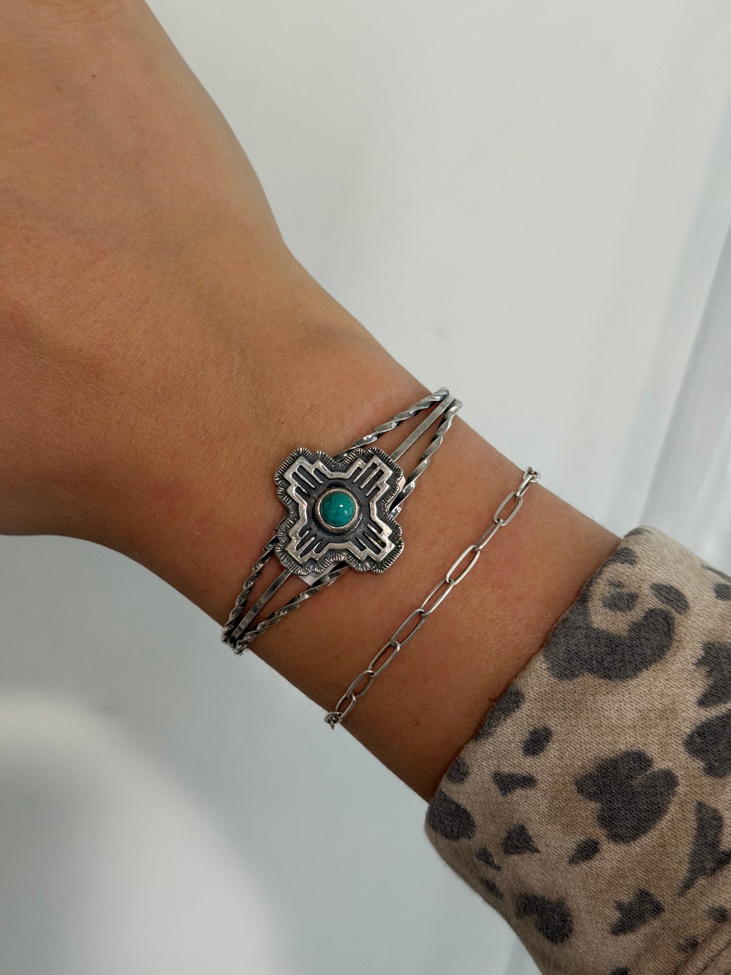 Turquoise Zia Cuff