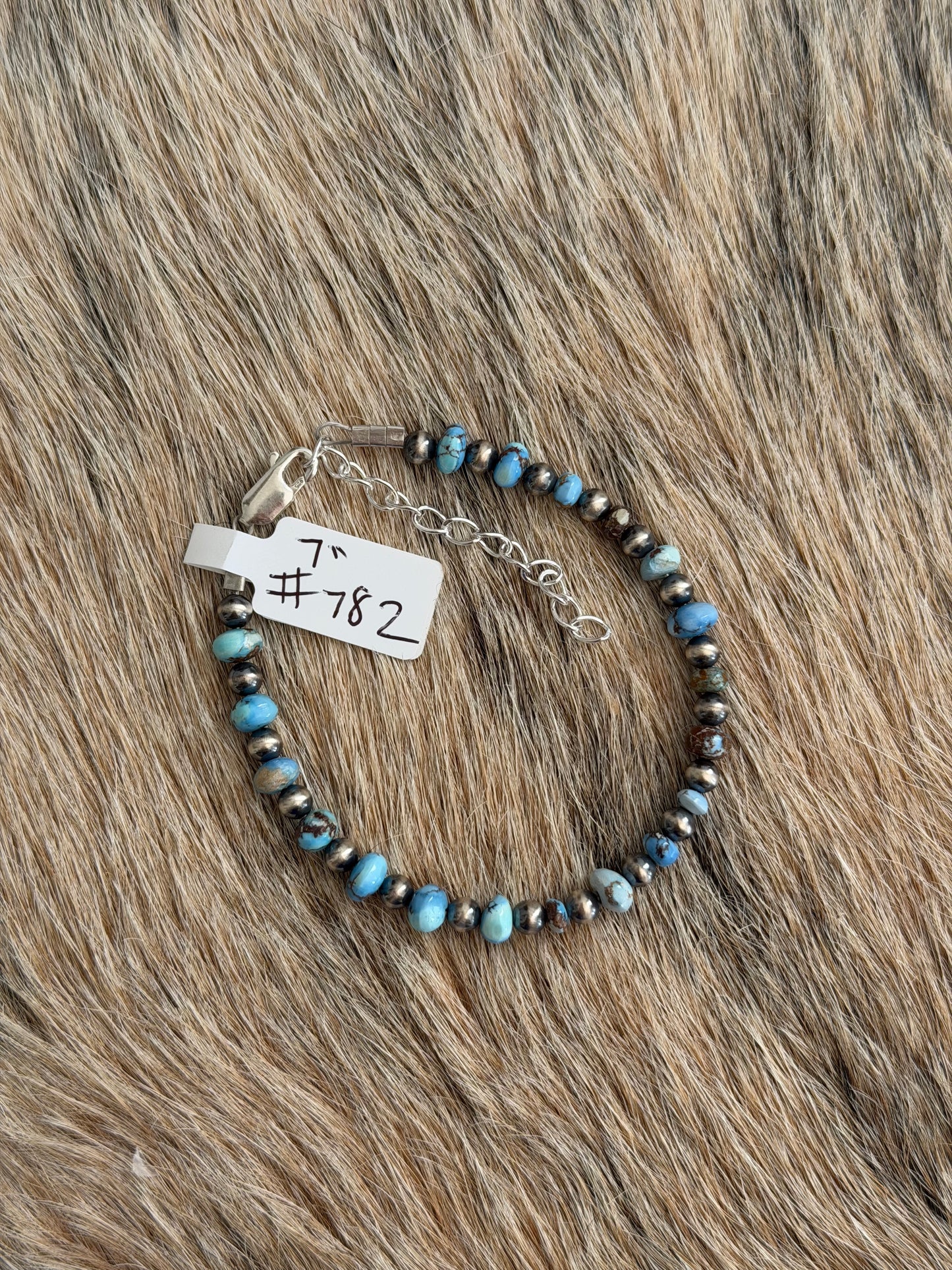 7" Golden Hills Turquoise Bracelet