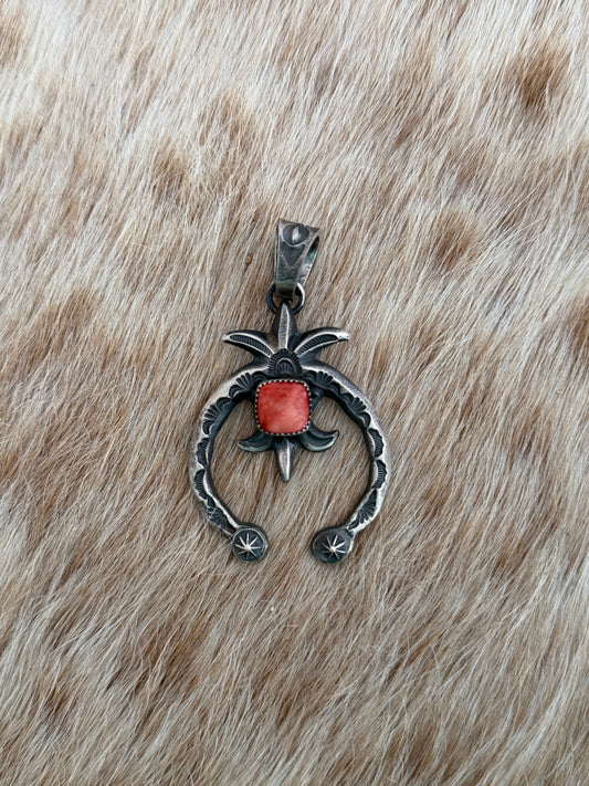 Red Spiny Naja Pendant