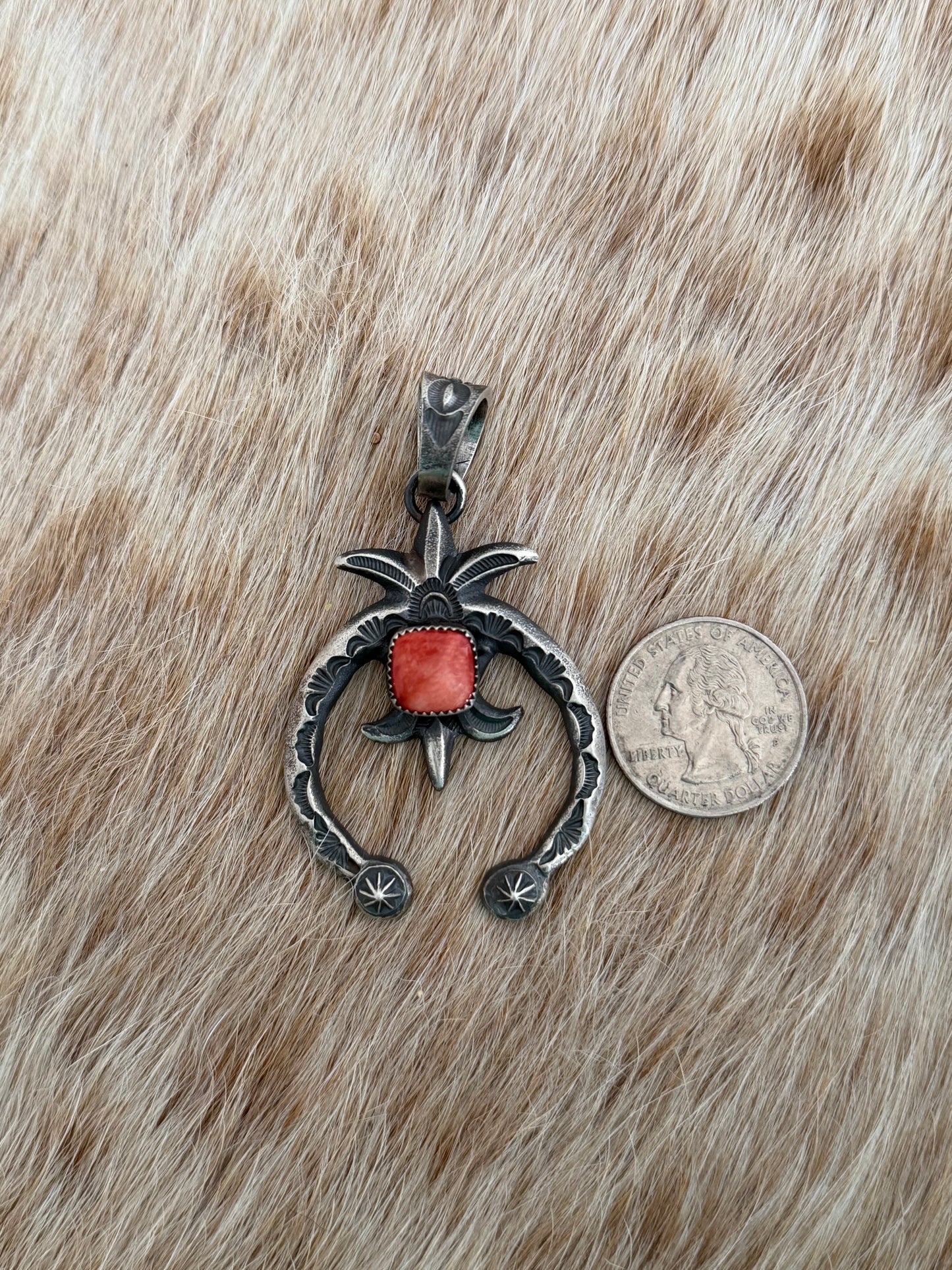 Red Spiny Naja Pendant