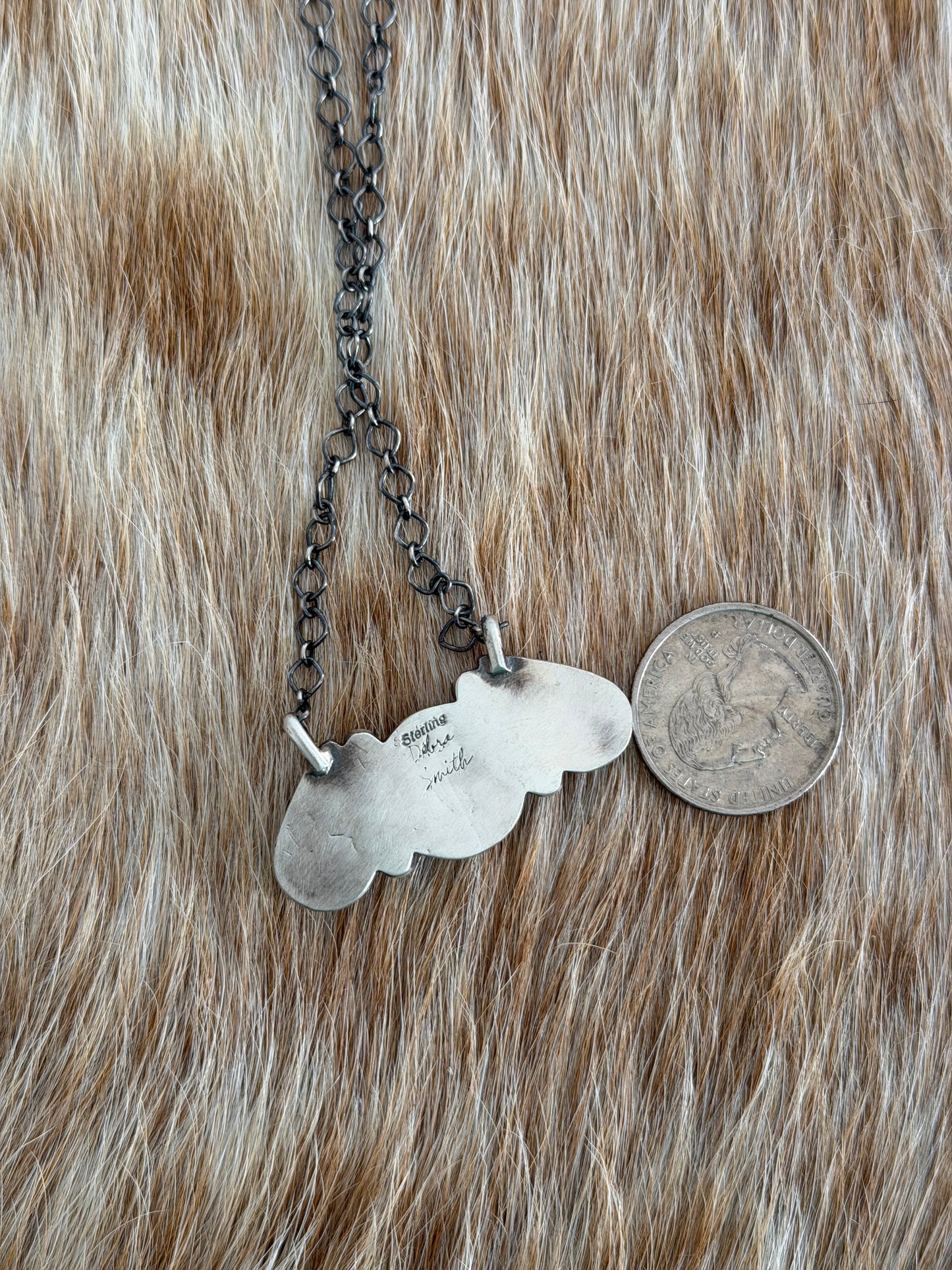 Purple Spiny Cluster Bar Necklace