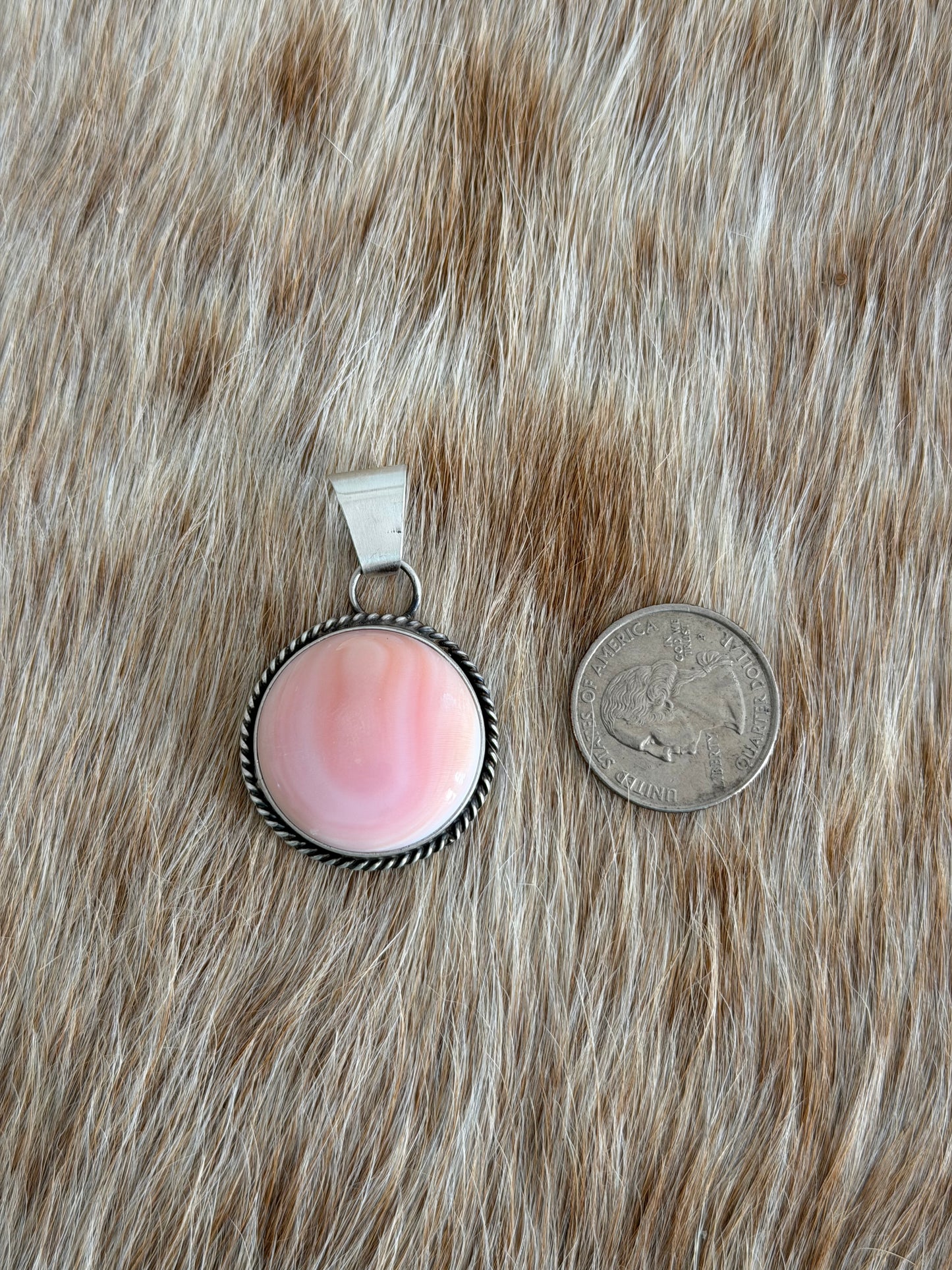 Pink Conch Pendant