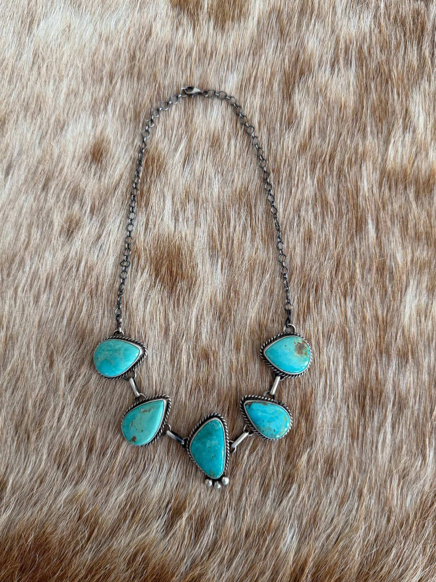 Kingman Turquoise Choker Necklace