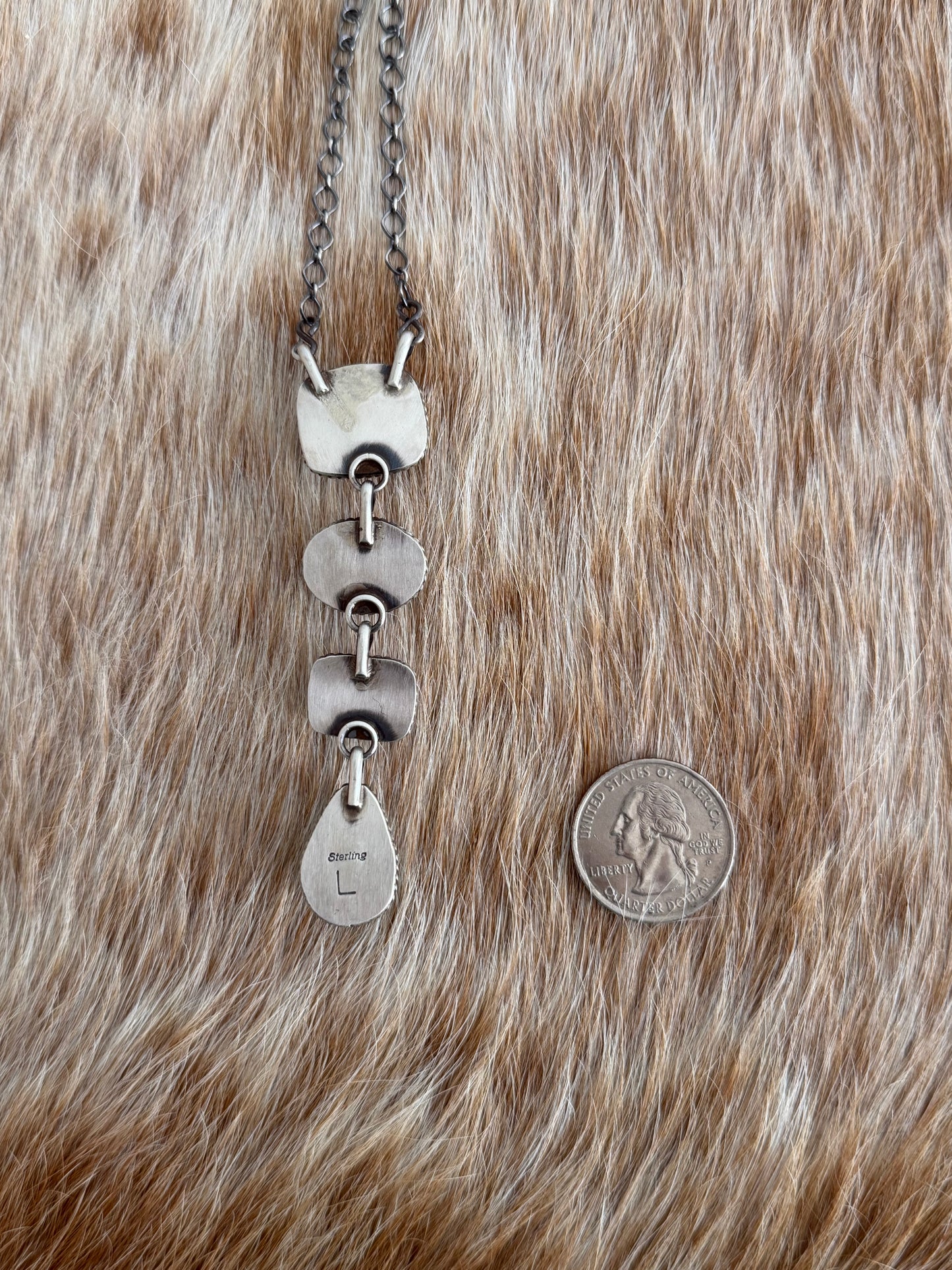 Multi Stone Drop Necklace