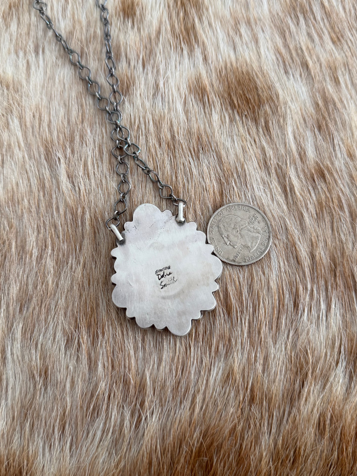 Sonoran Gold Turquoise Cluster Necklace