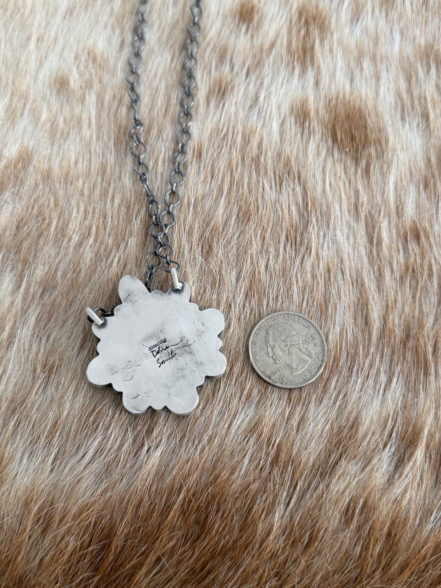 Sonoran Gold Turquoise Cluster Necklace