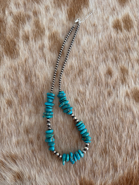 20.75" Kingman Turquoise Necklace
