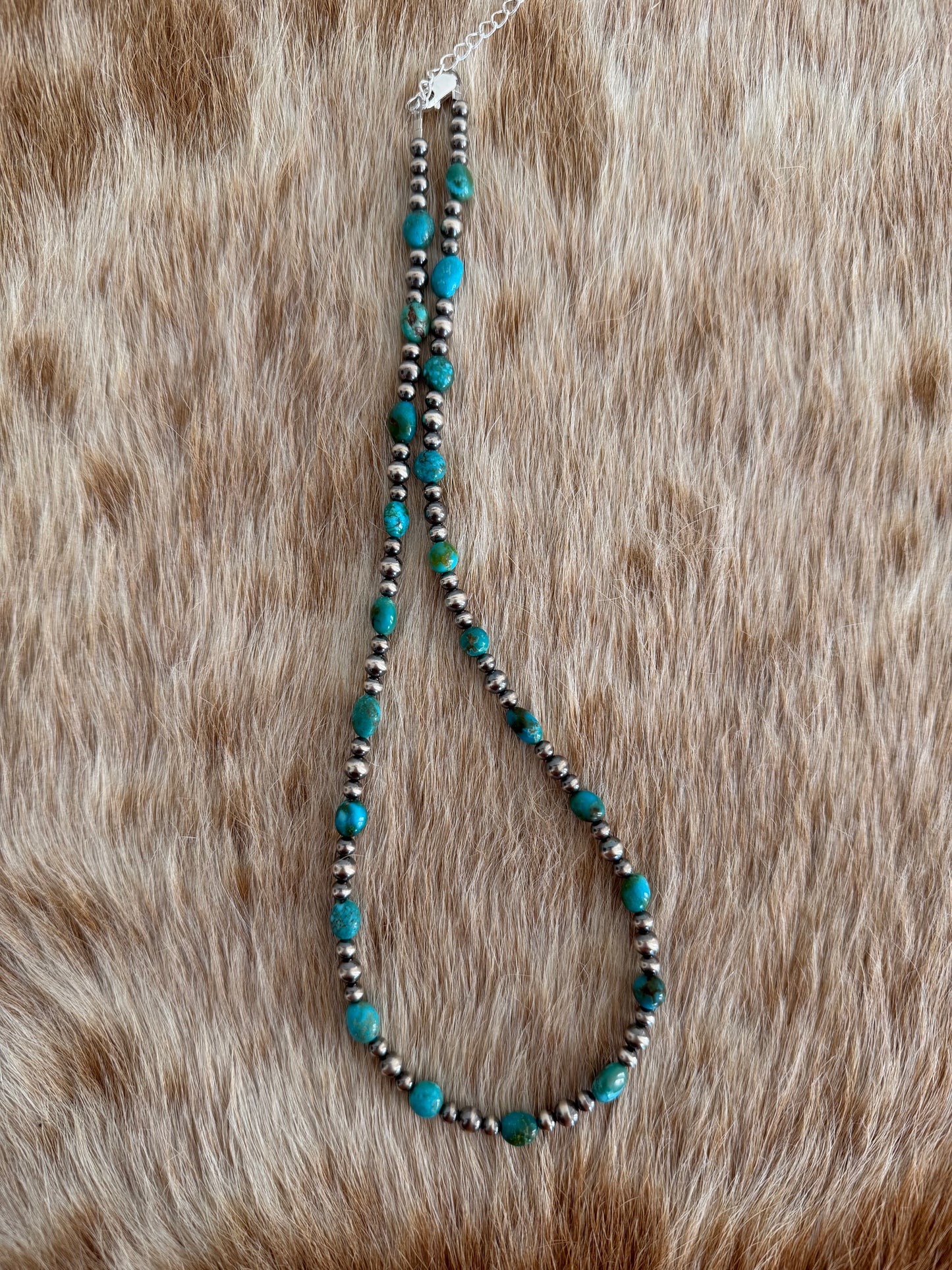 19" Kingman Turquoise Necklace