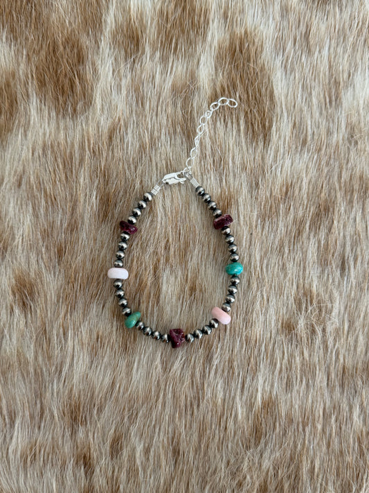7.25" Multicolor Bracelet