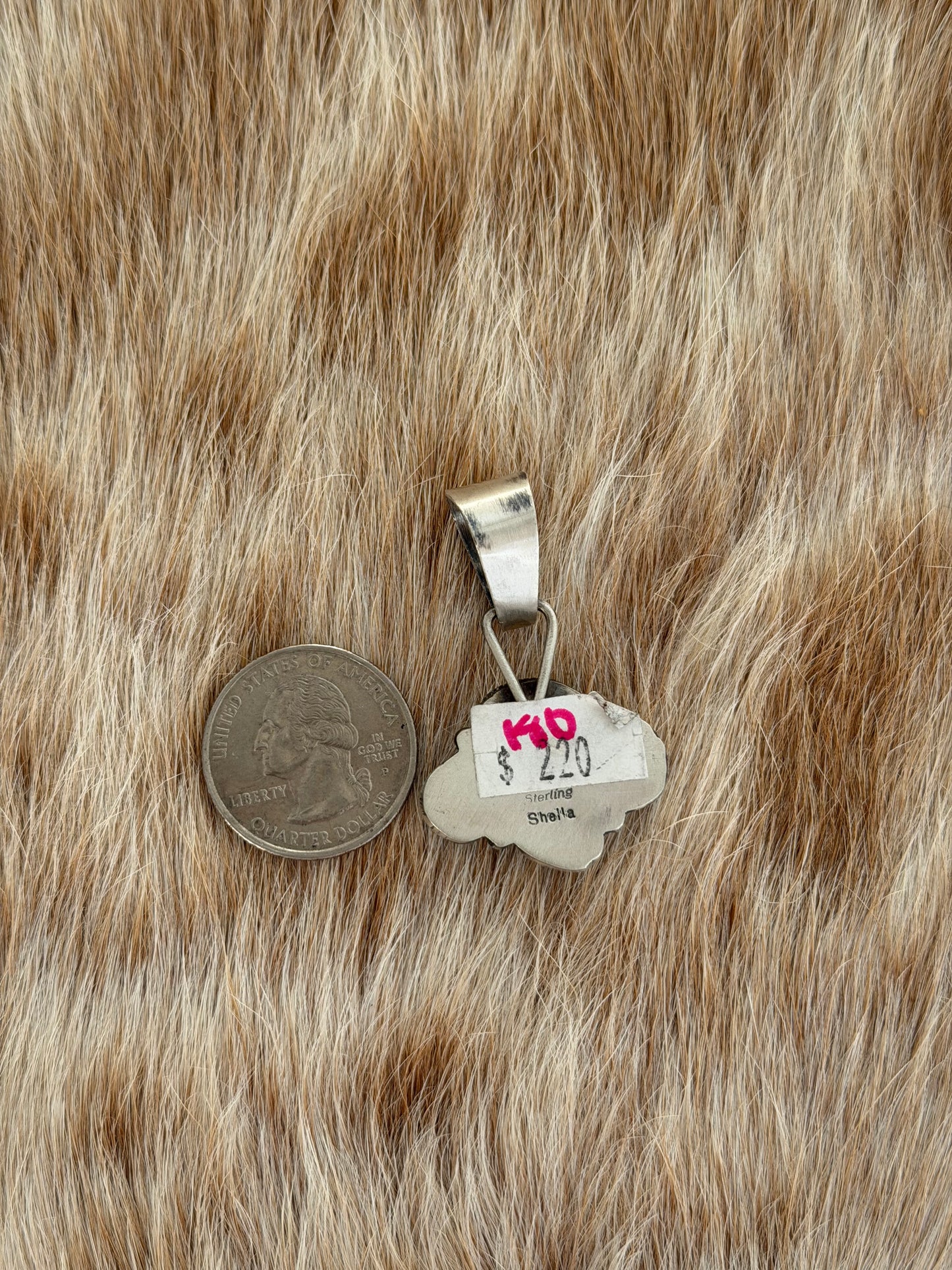 Golden Hills Turquoise Cluster Pendant