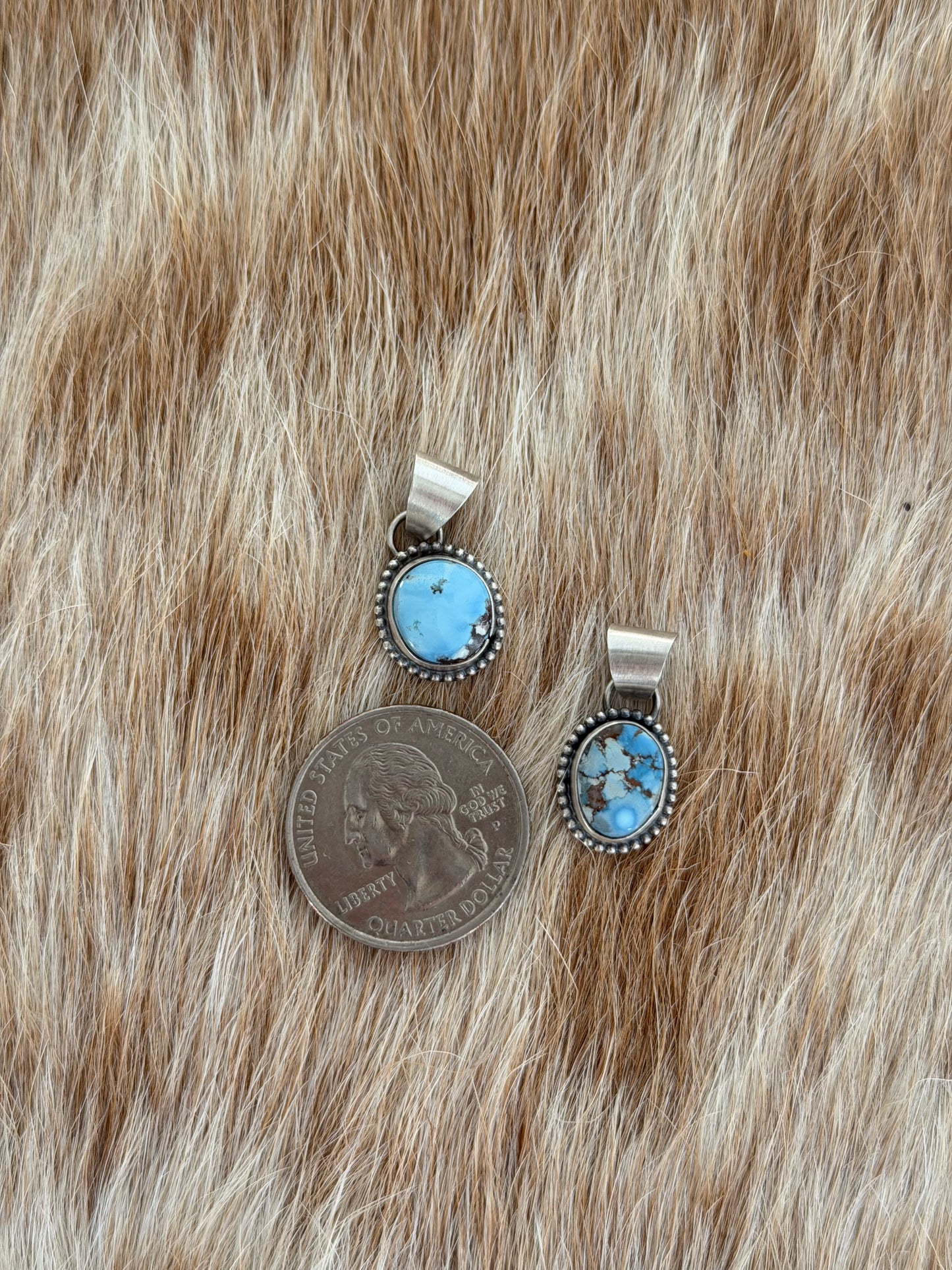 Golden Hills Turquoise Pendant
