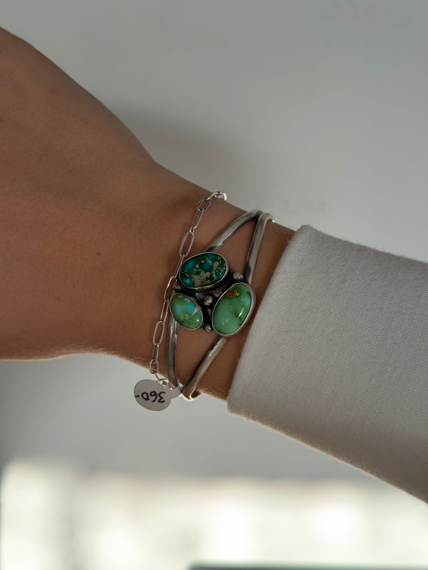 Sonoran Gold Turquoise Cluster Cuff