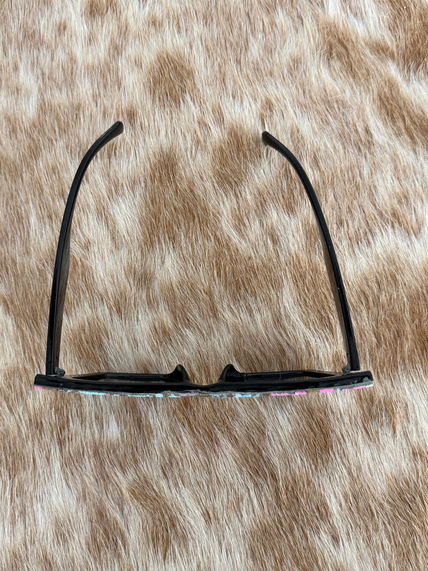 Cotton Candy Dahlia Inlay Sunglasses