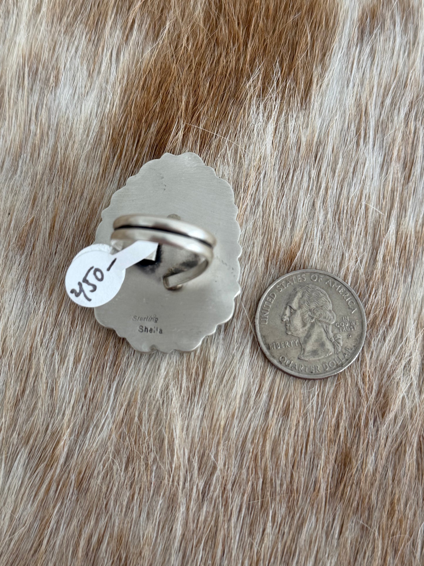 Adjustable Turquoise Cluster Ring