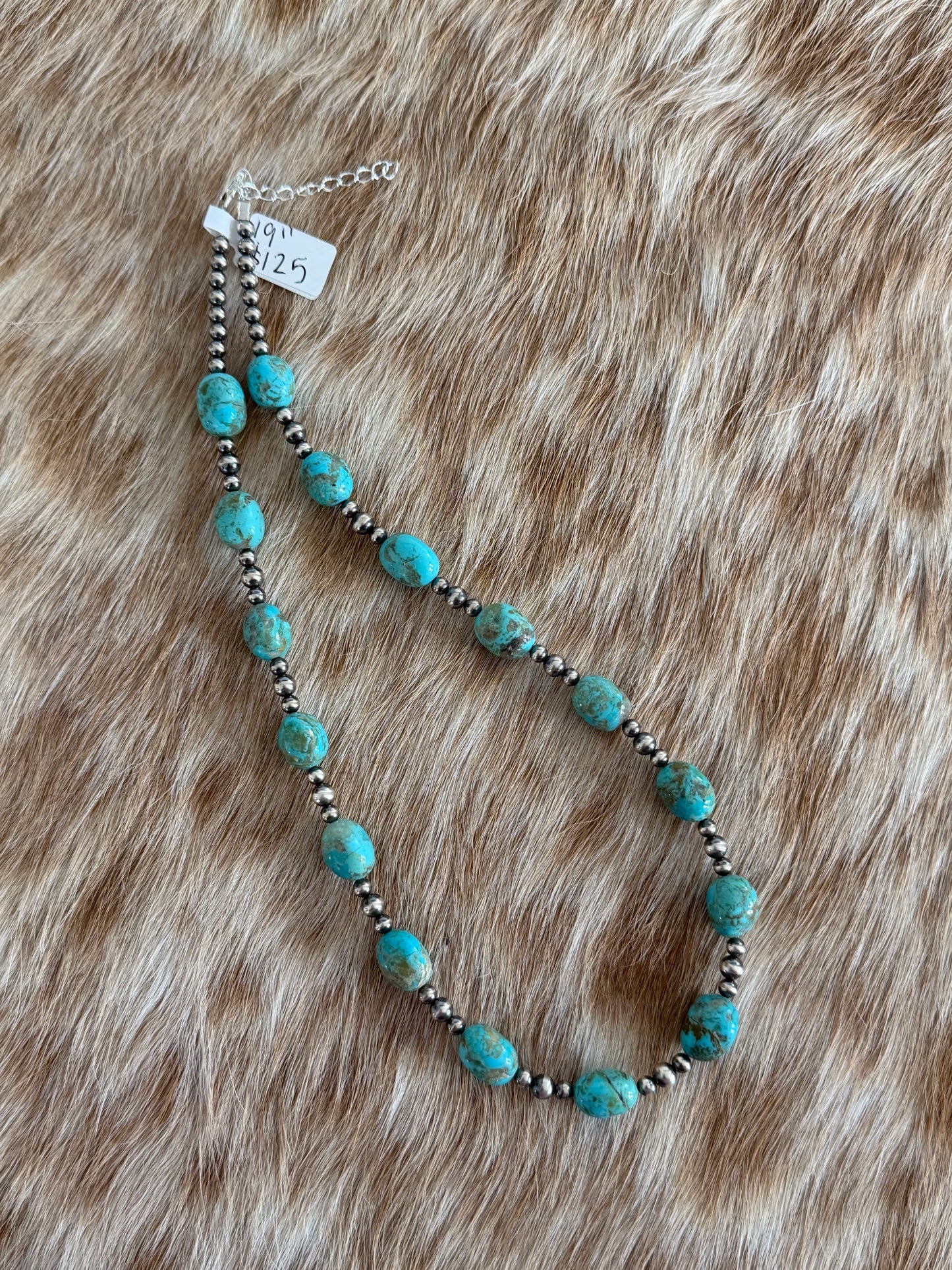 19" Kingman Turquoise Necklace
