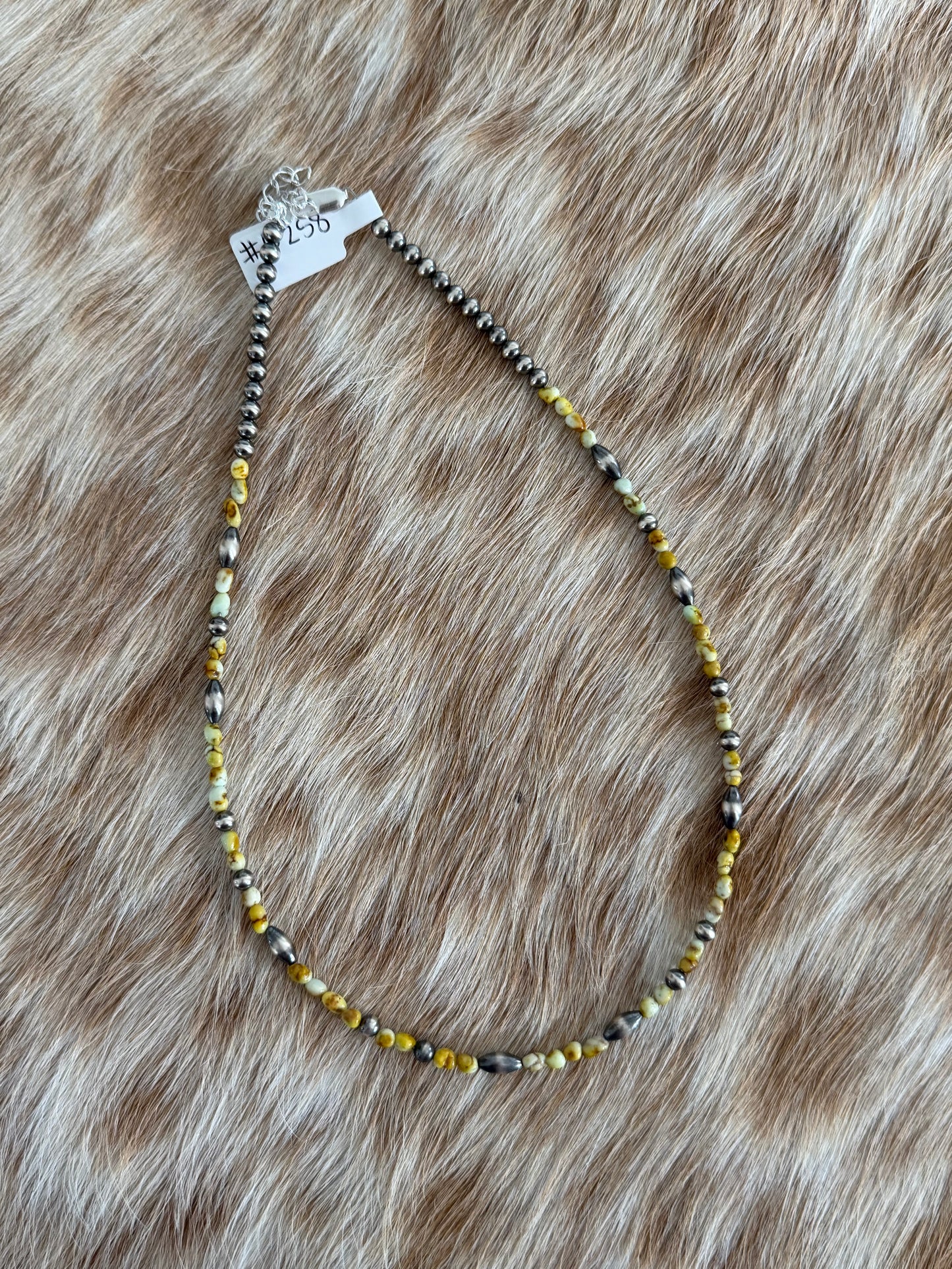 16.75" Palomino Variscite Necklace