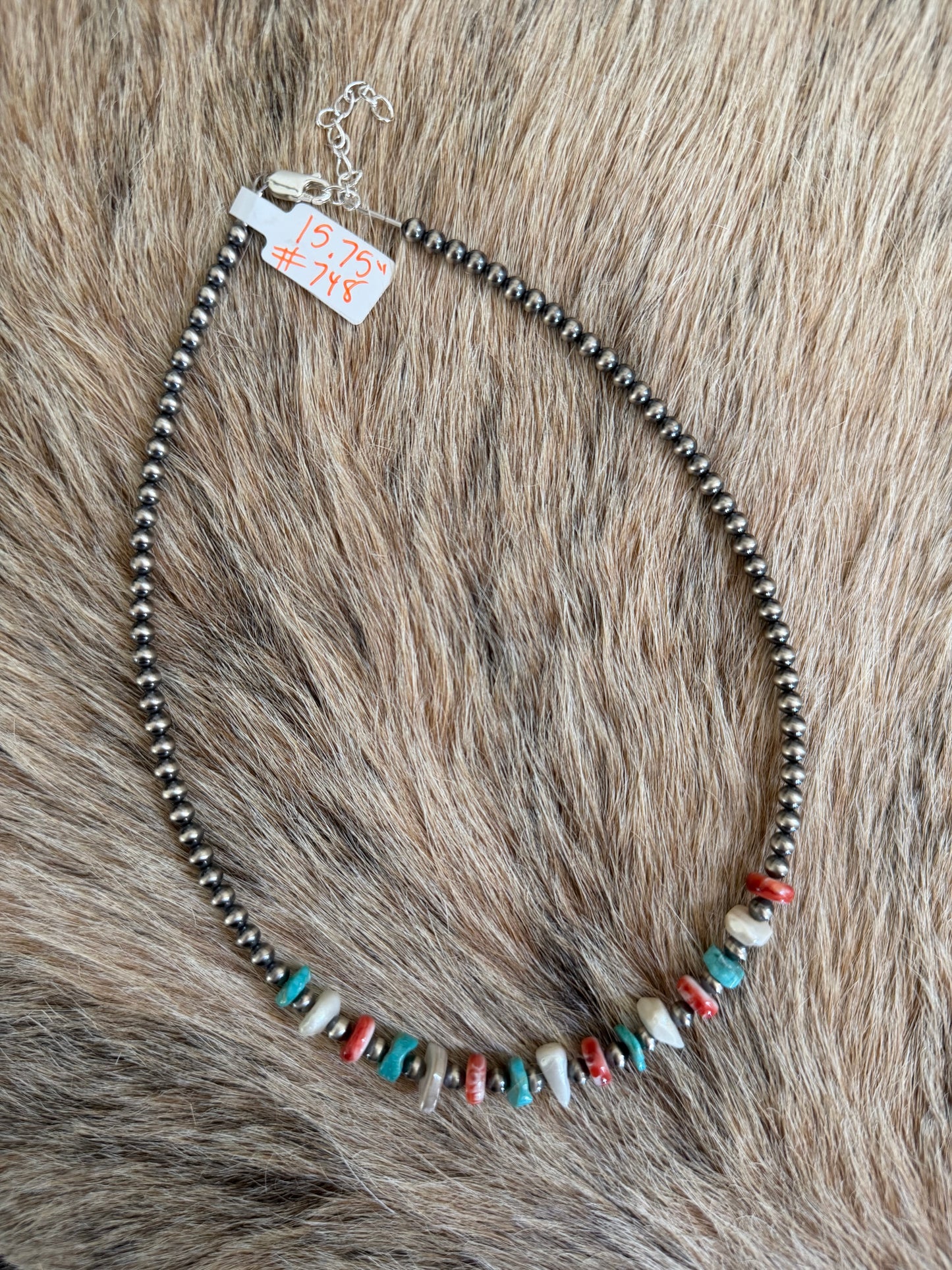 15.75" 4th of July Necklace