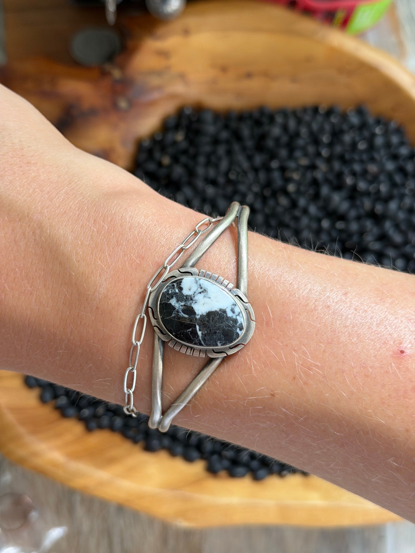 White Buffalo Cuff