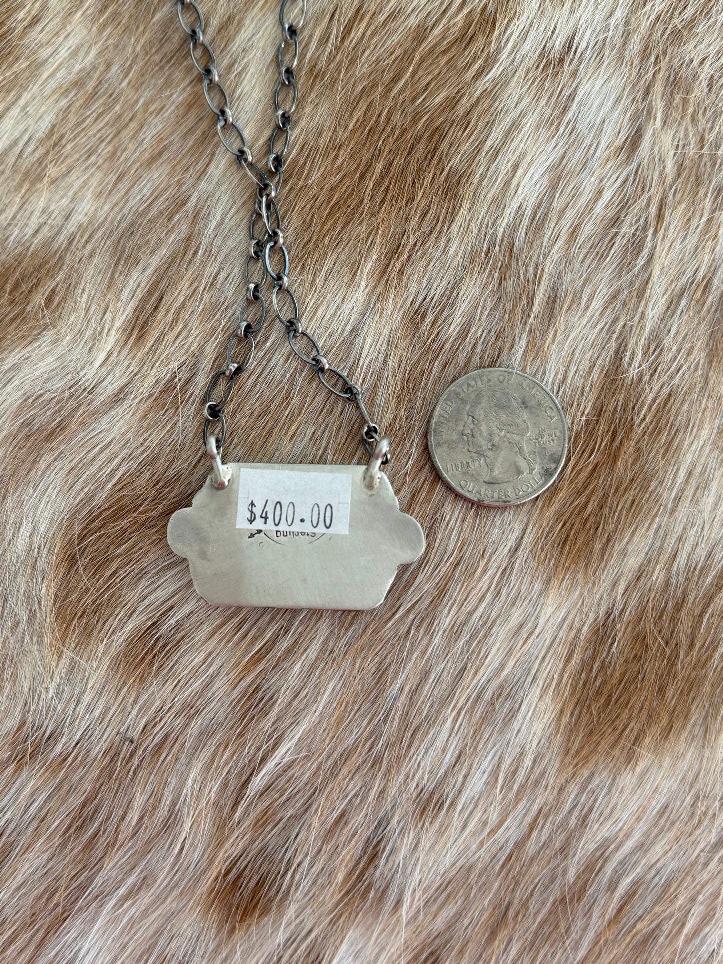 Golden Hills Turquoise Bar Necklace