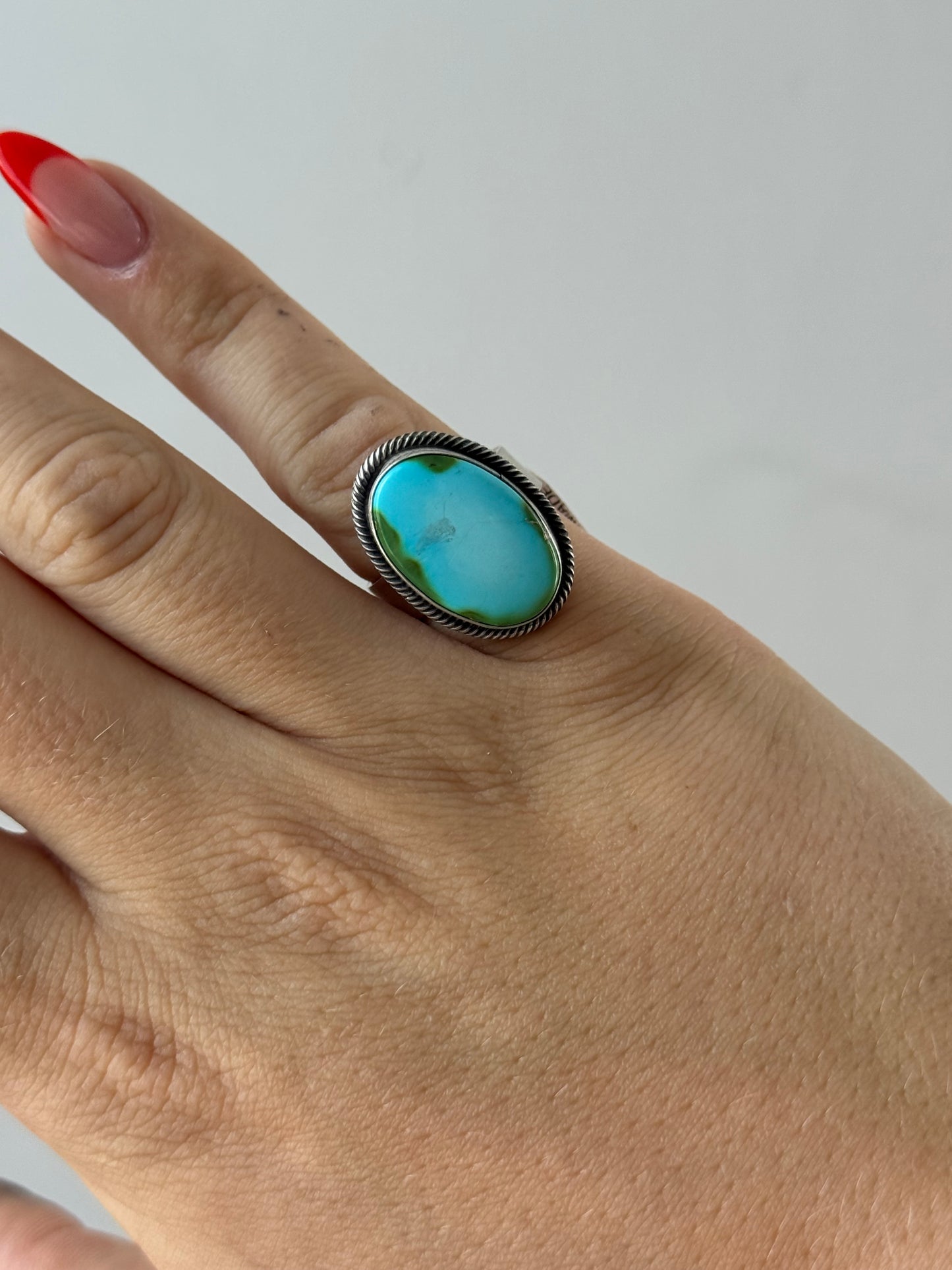 Adjustable Sonoran Gold Turquoise Ring
