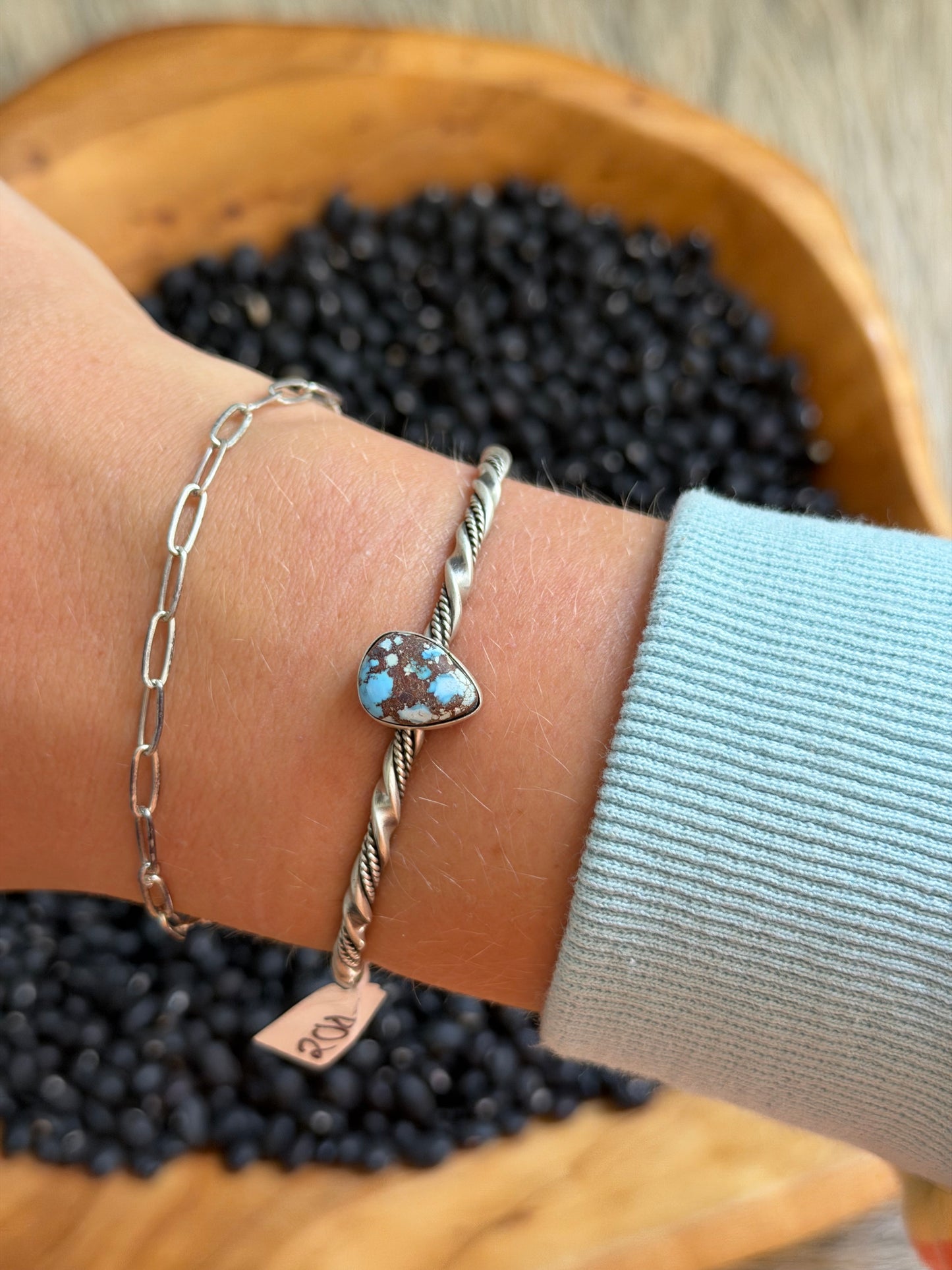 Golden Hills Turquoise Cuff