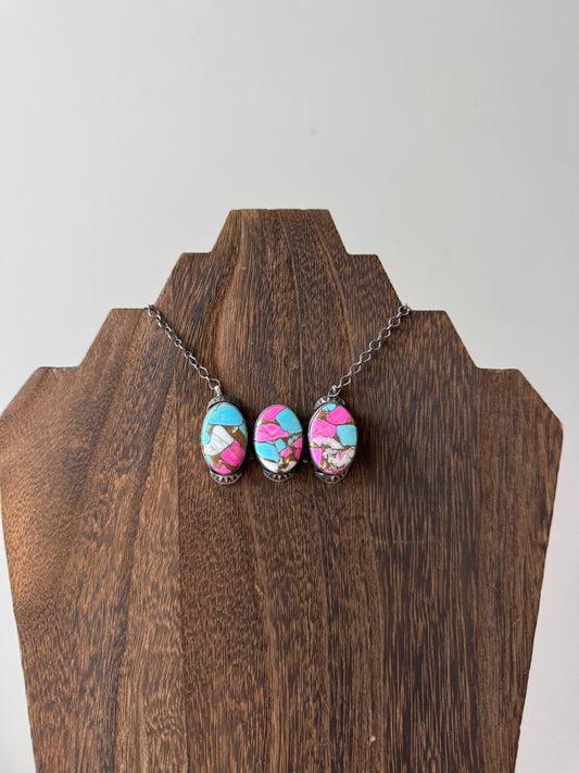 Cotton Candy Bar Necklace