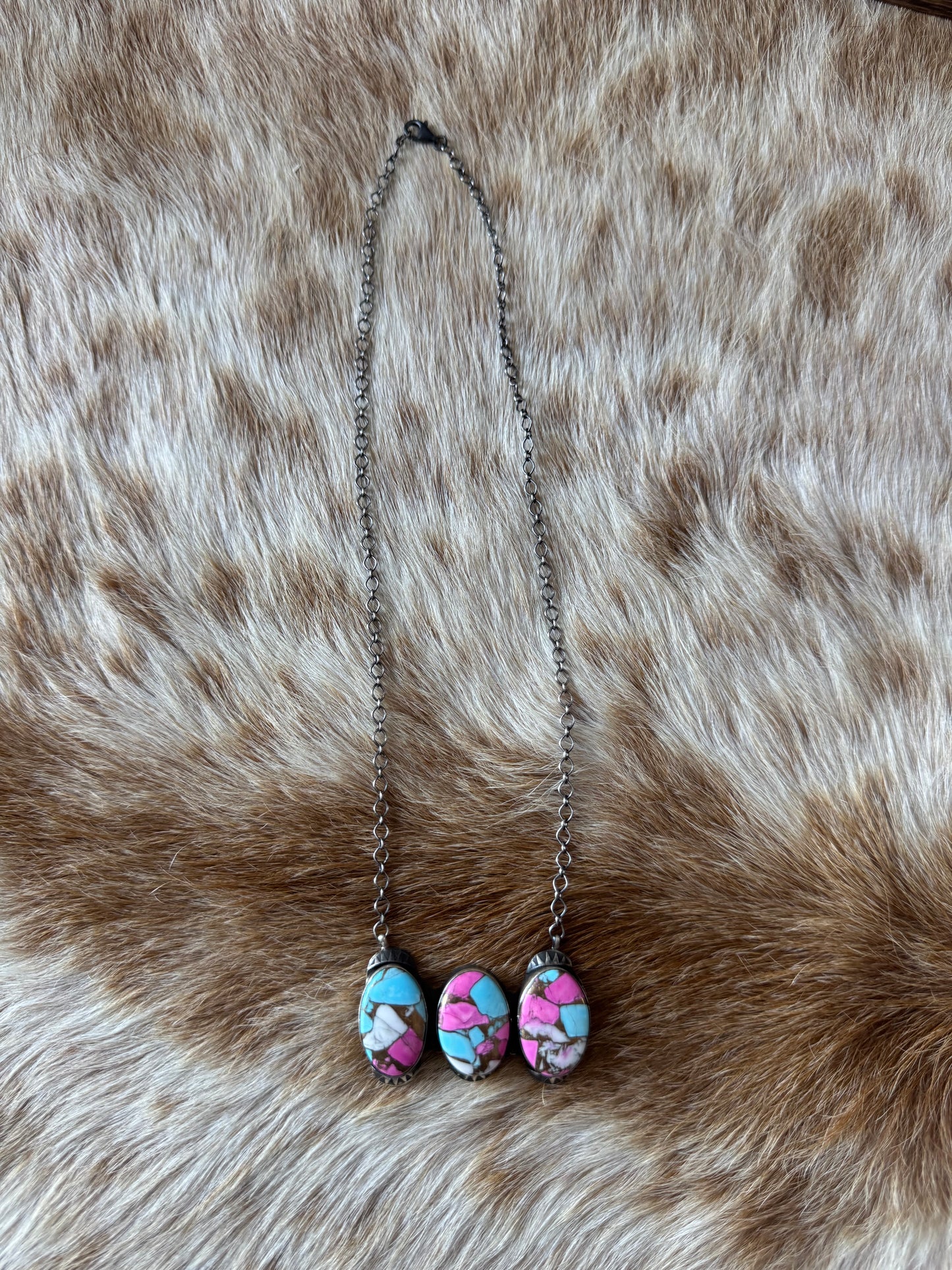 Cotton Candy Bar Necklace