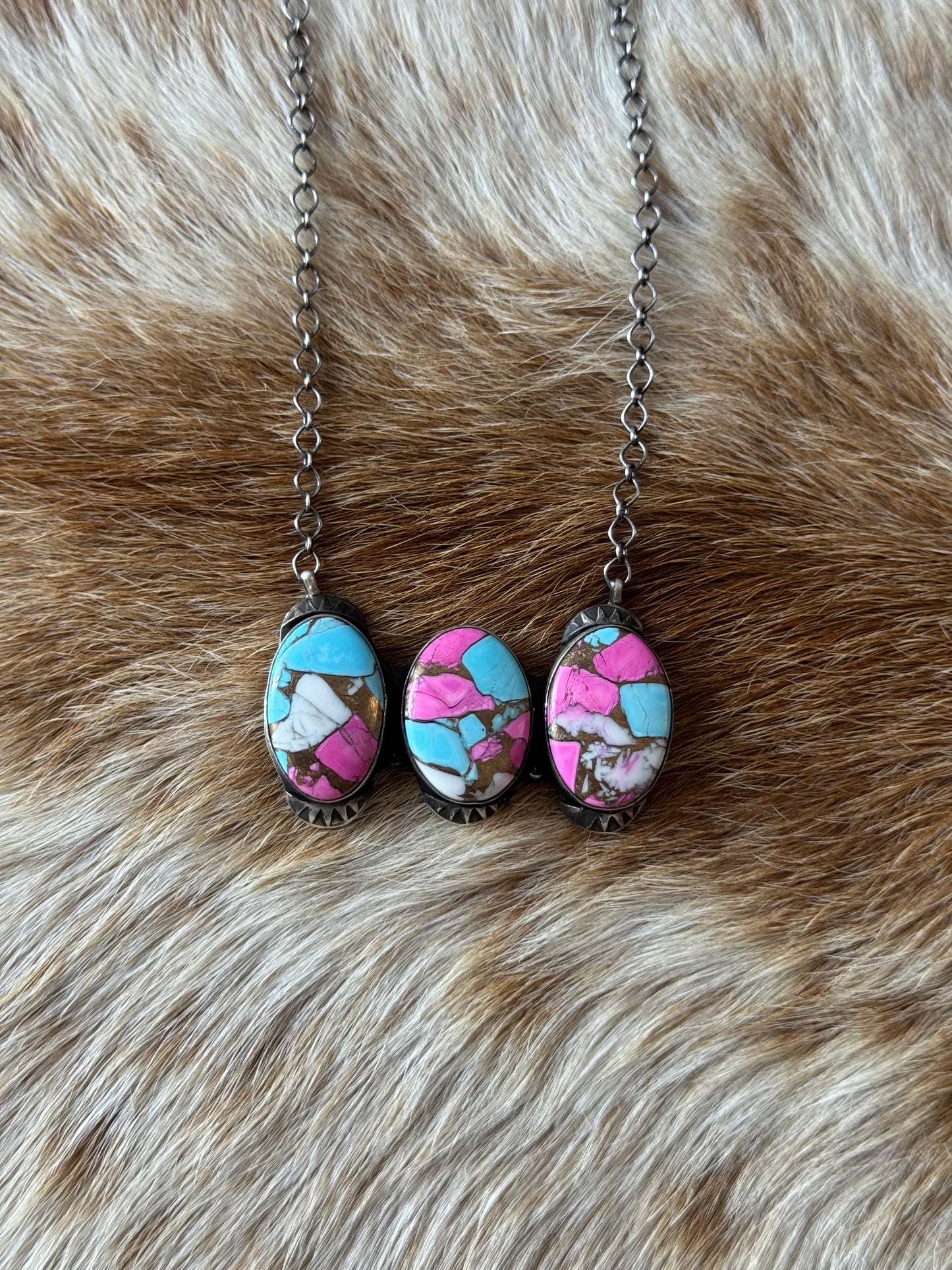 Cotton Candy Bar Necklace