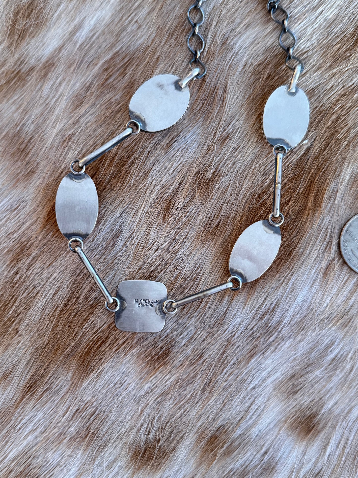 Orange Spiny Oyster Shell Choker Necklace