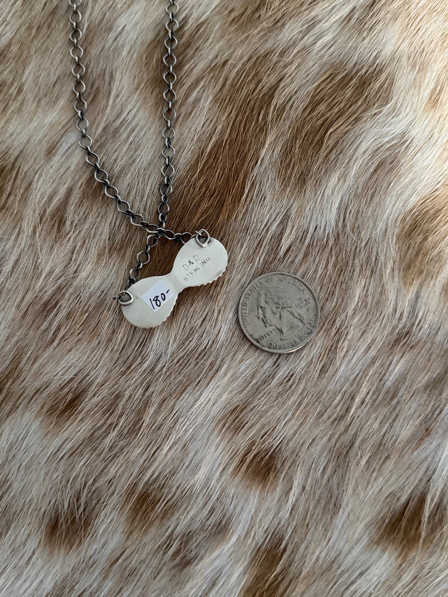 White Buffalo Bar Necklace