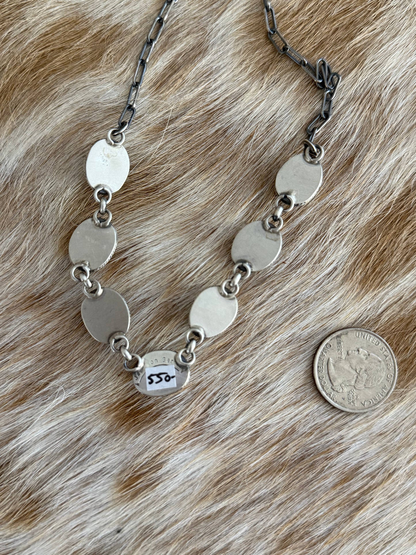 White Buffalo Choker Necklace