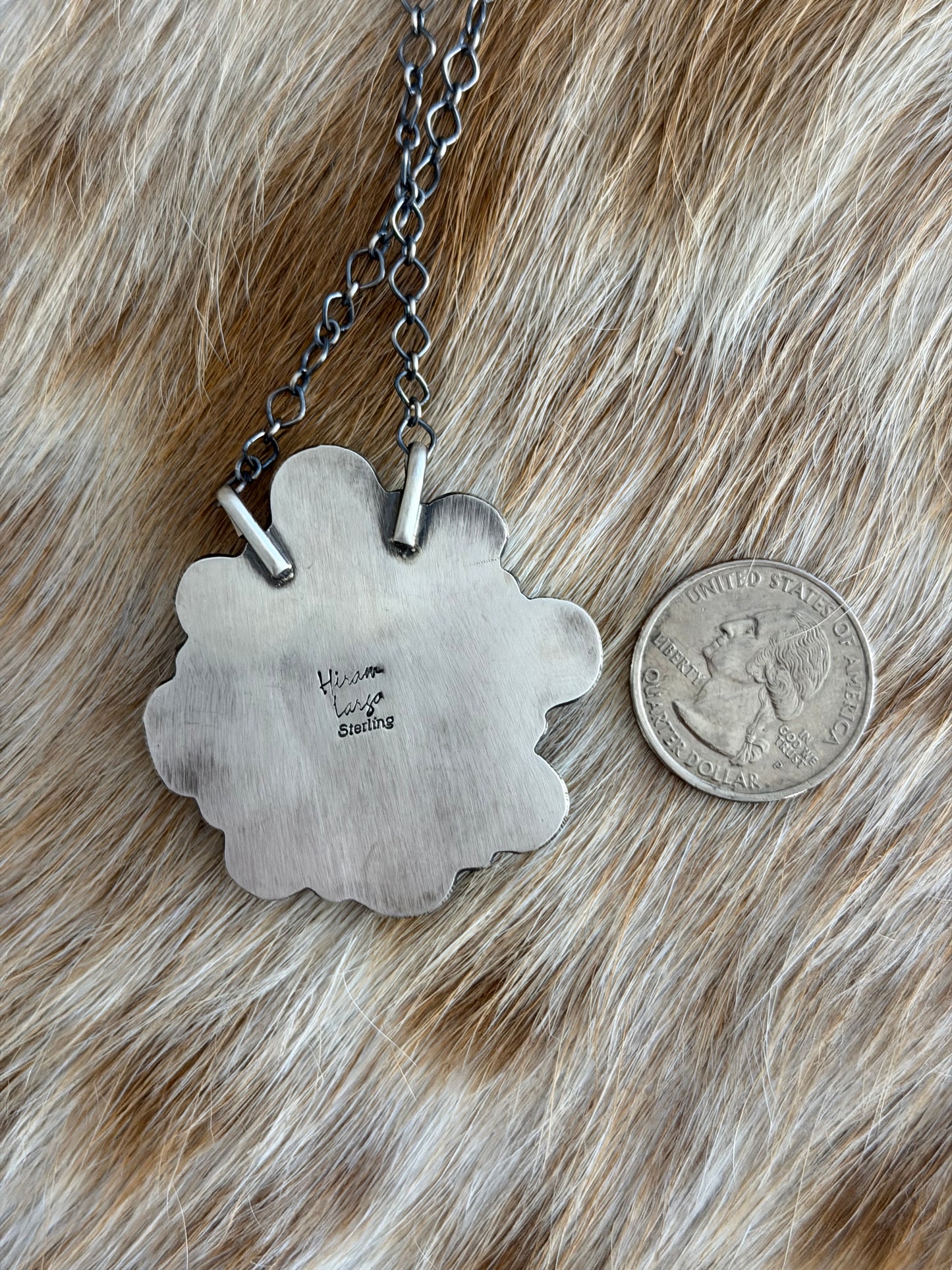 Sonoran Gold Turquoise Cluster Necklace