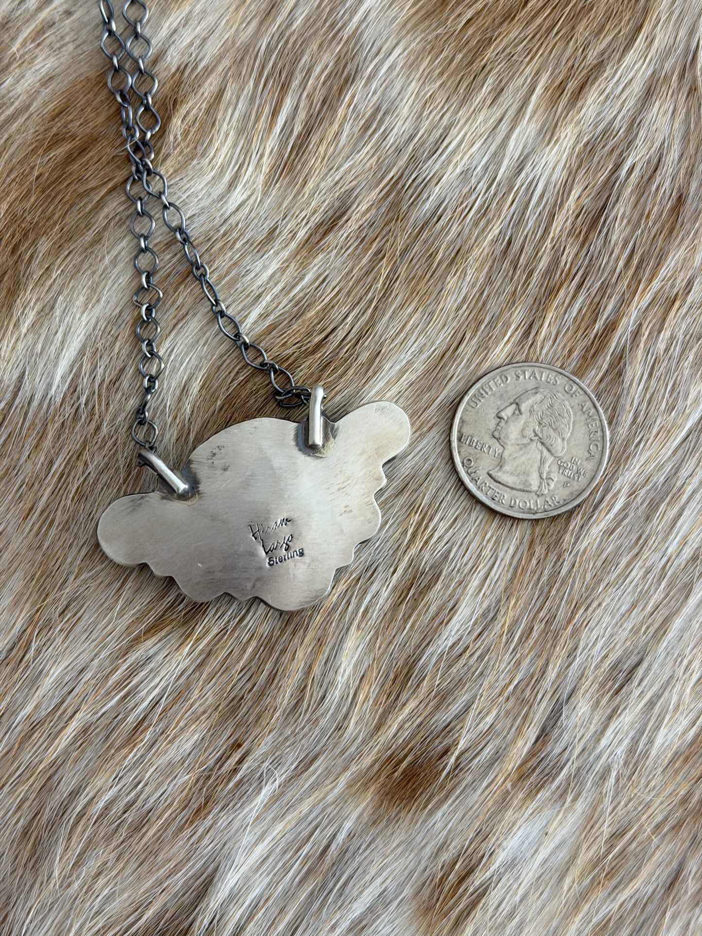 Sonoran Gold Turquoise Half Cluster Necklace