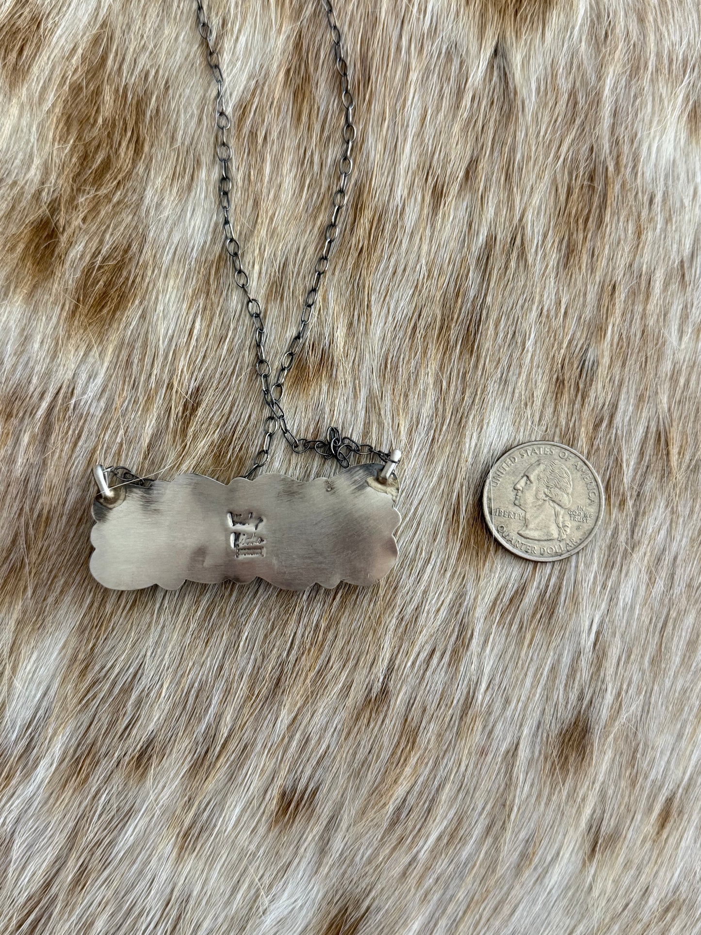 Sonoran Gold Turquoise Cluster Bar Necklace