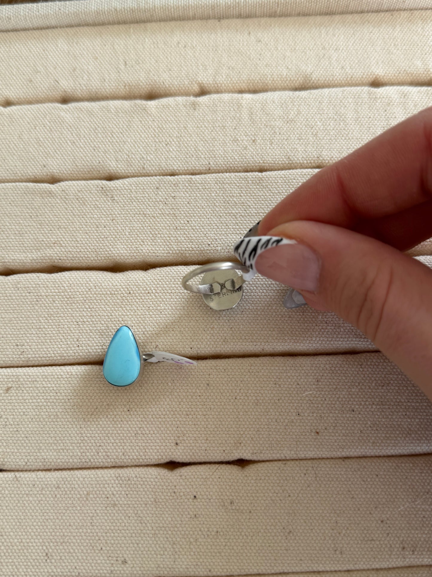 Size 6.5 Golden Hills Turquoise Ring