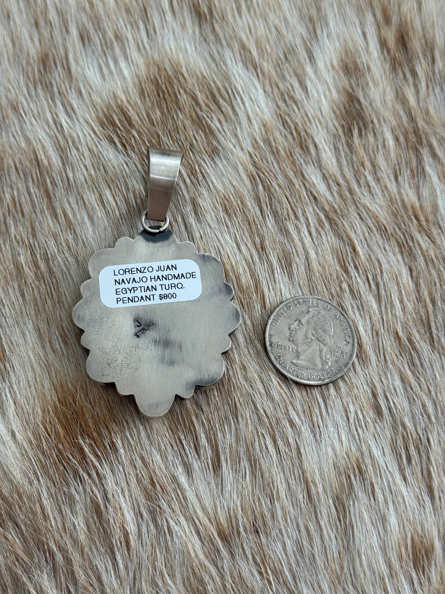 Egyptian Turquoise Cluster Pendant