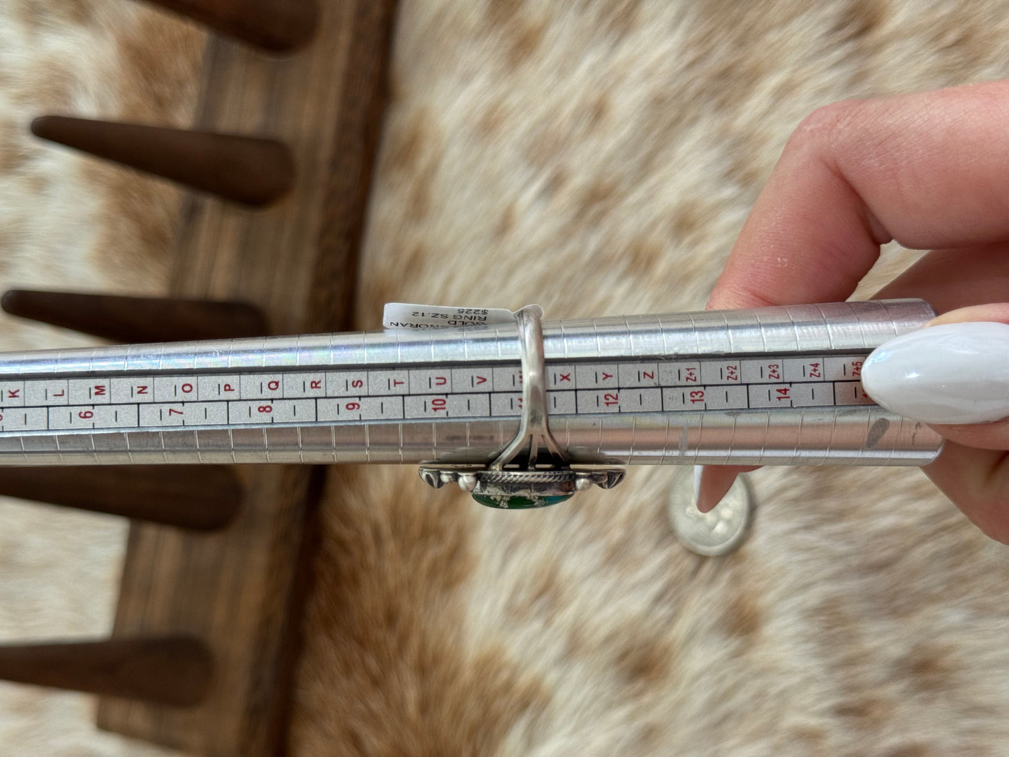 Size 11 Sonoran Gold Turquoise Ring