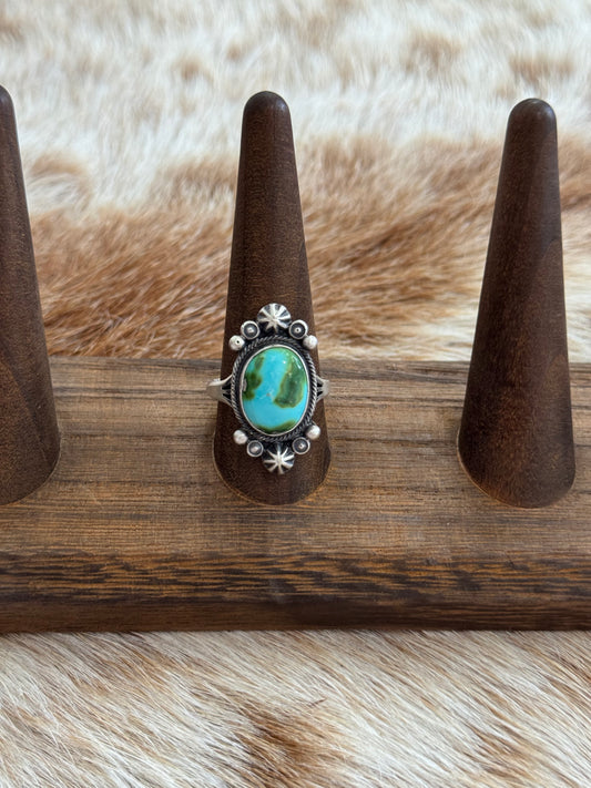 Size 9.5 Sonoran Gold Turquoise Ring