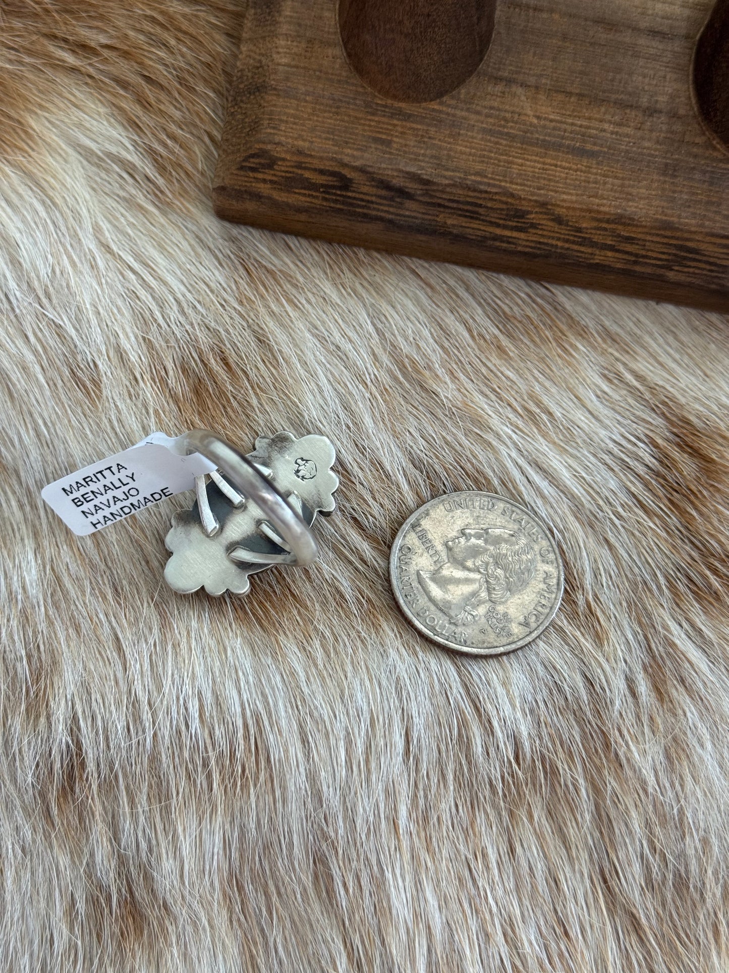 Size 9.5 Sonoran Gold Turquoise Ring