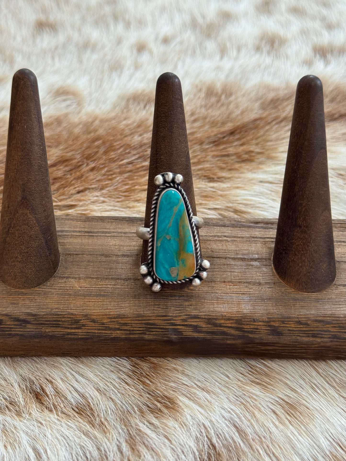 Adjustable Turquoise Ring