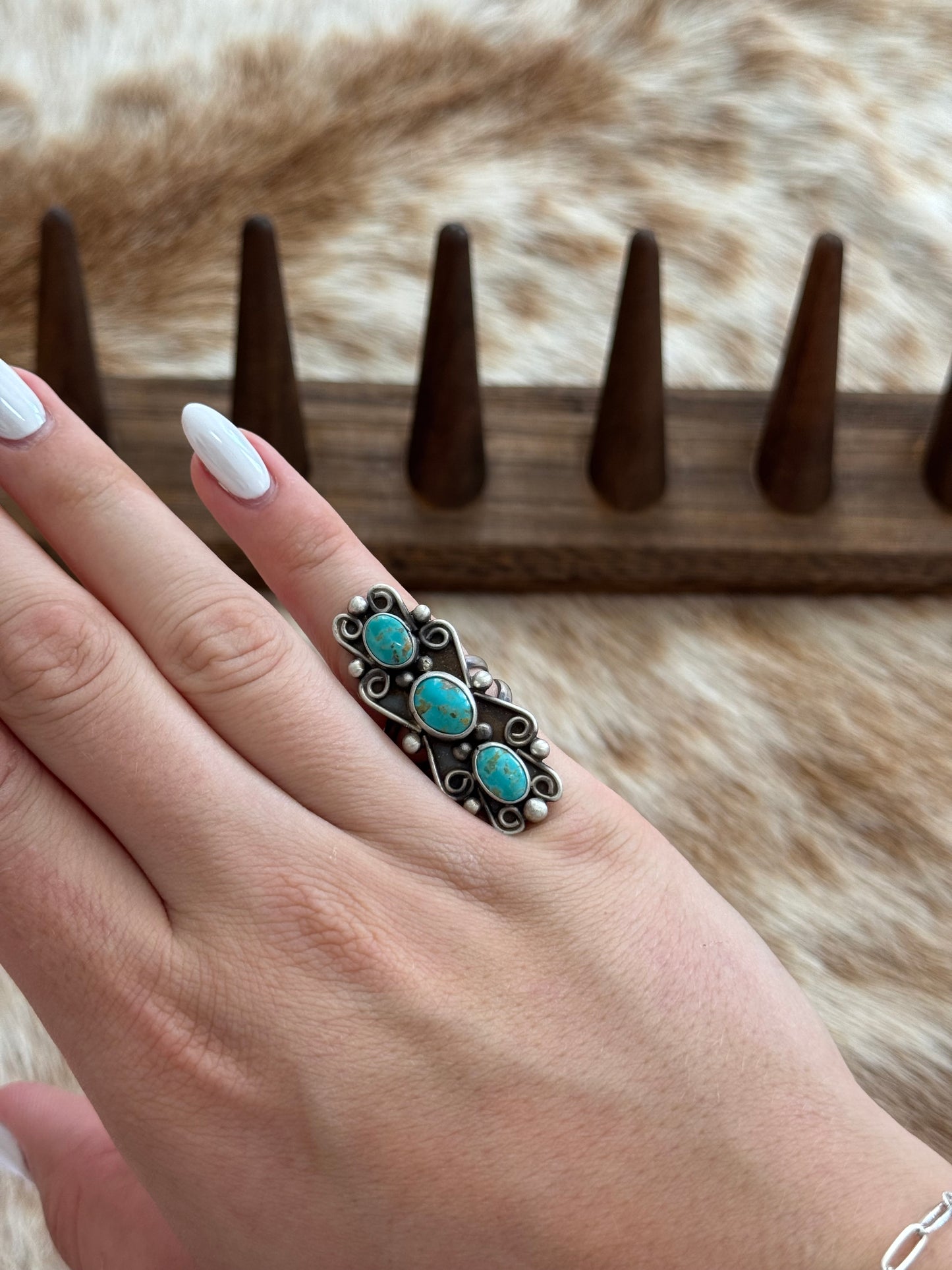Size 6.5 Turquoise Ring