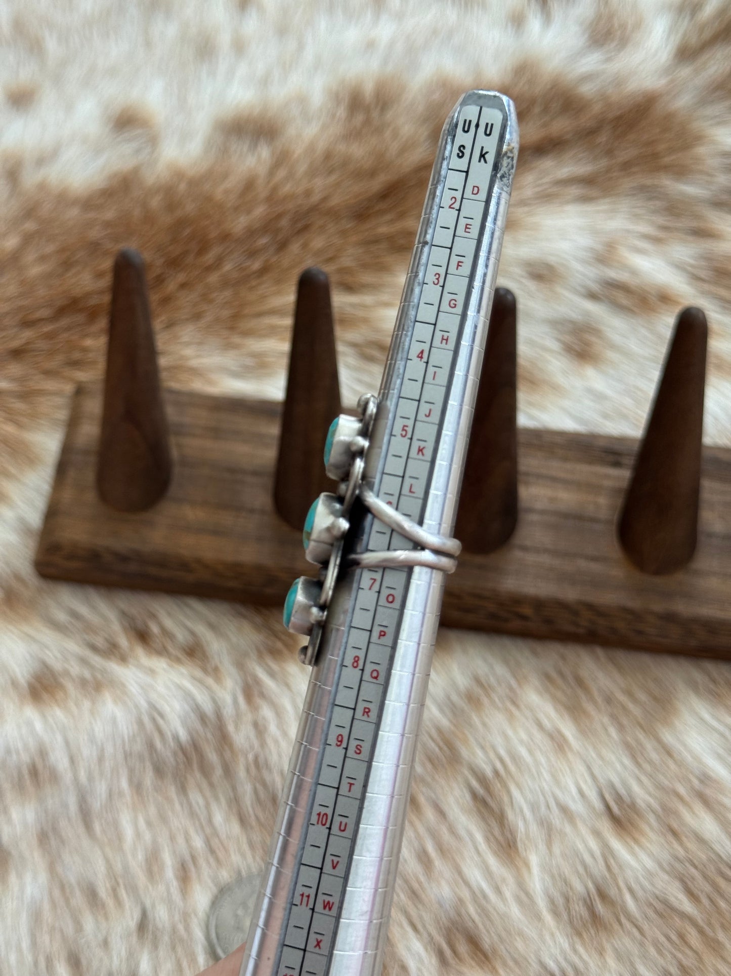 Size 6.5 Turquoise Ring