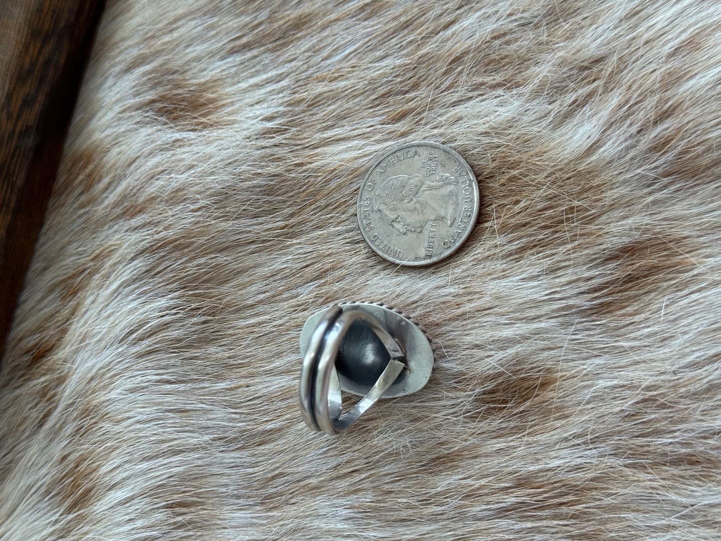 Size 9 Orange Spiny Oyster Shell Ring