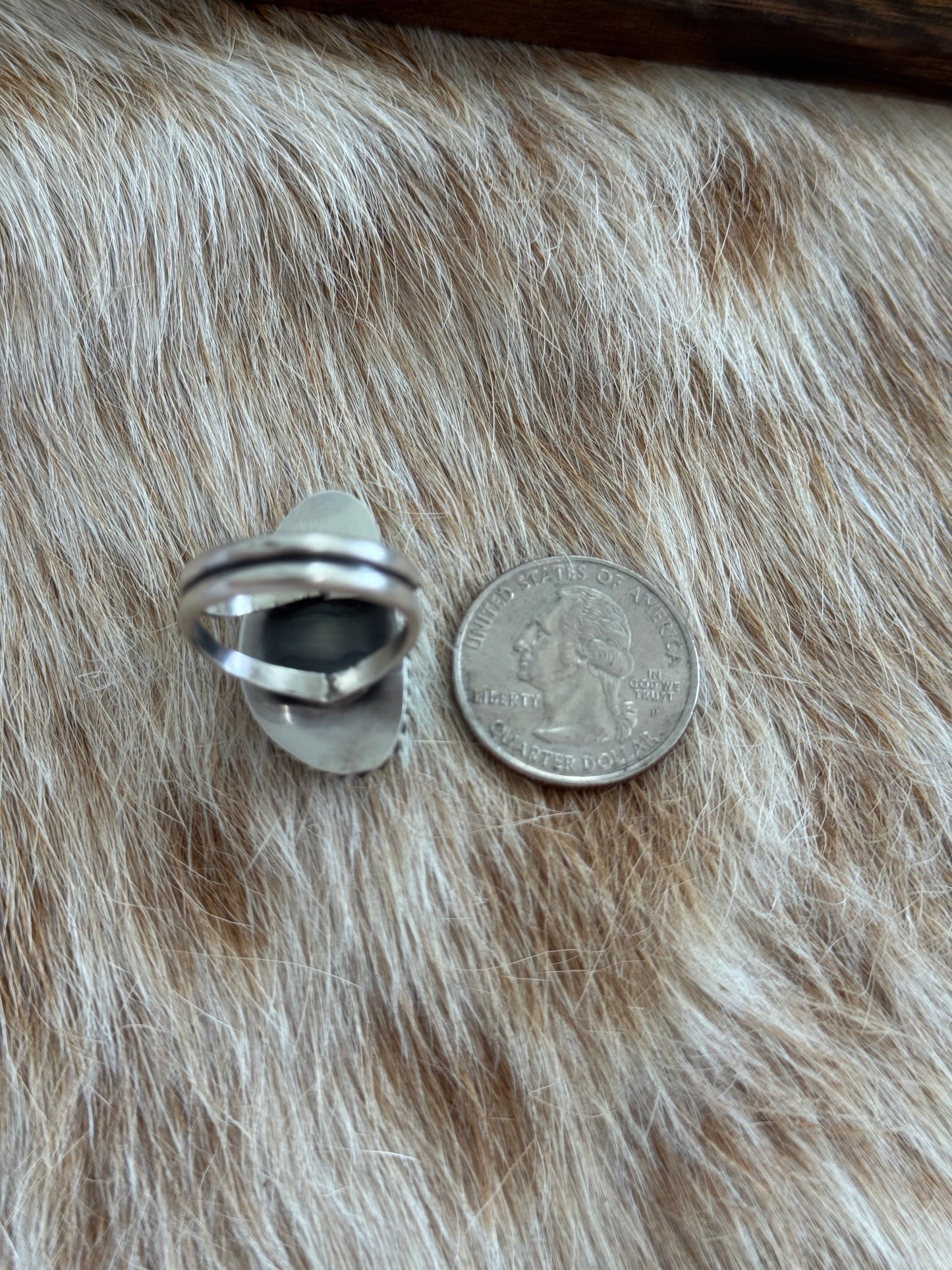 Size 8 Turquoise Ring