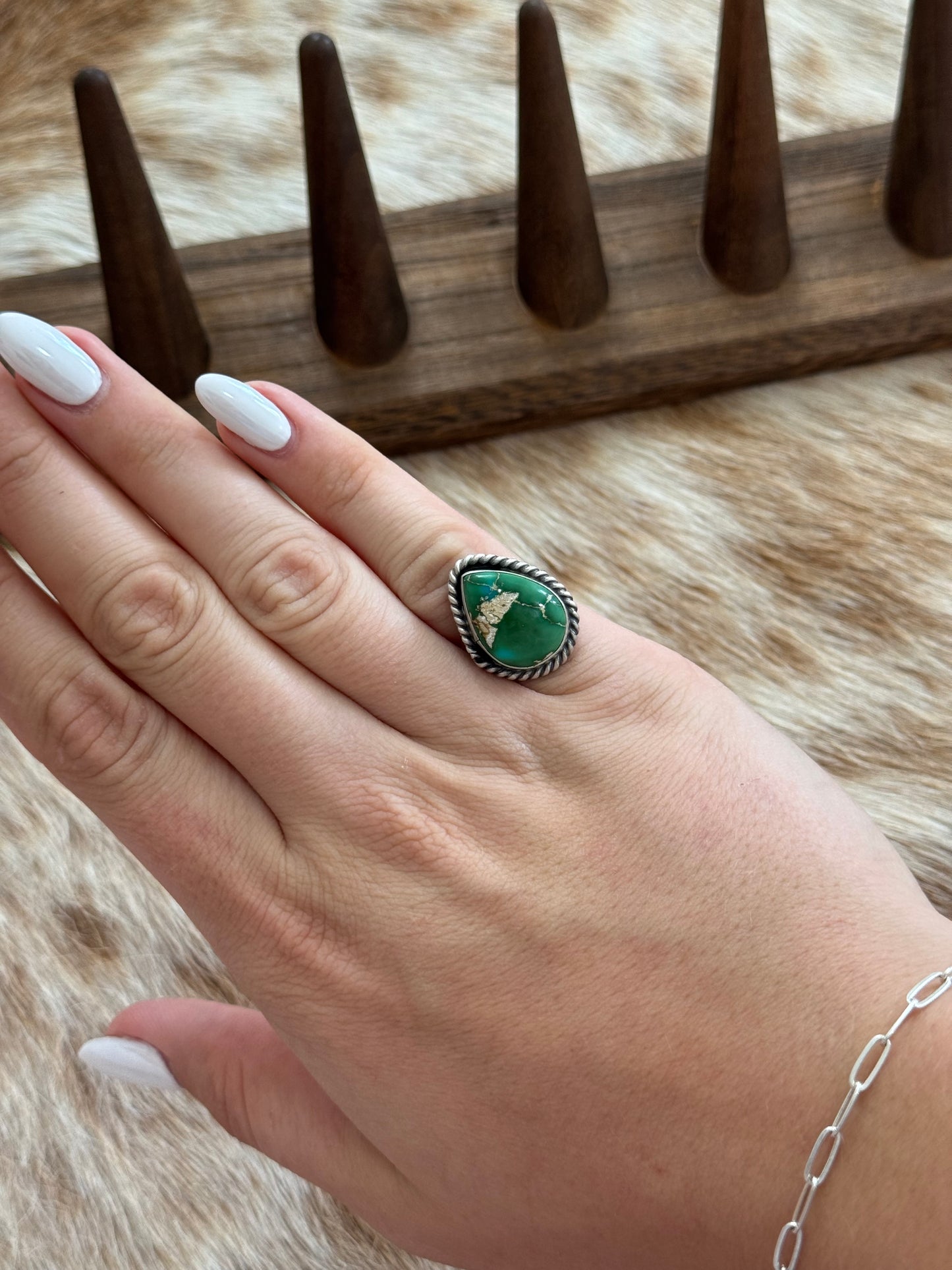 Size 7 Turquoise Ring