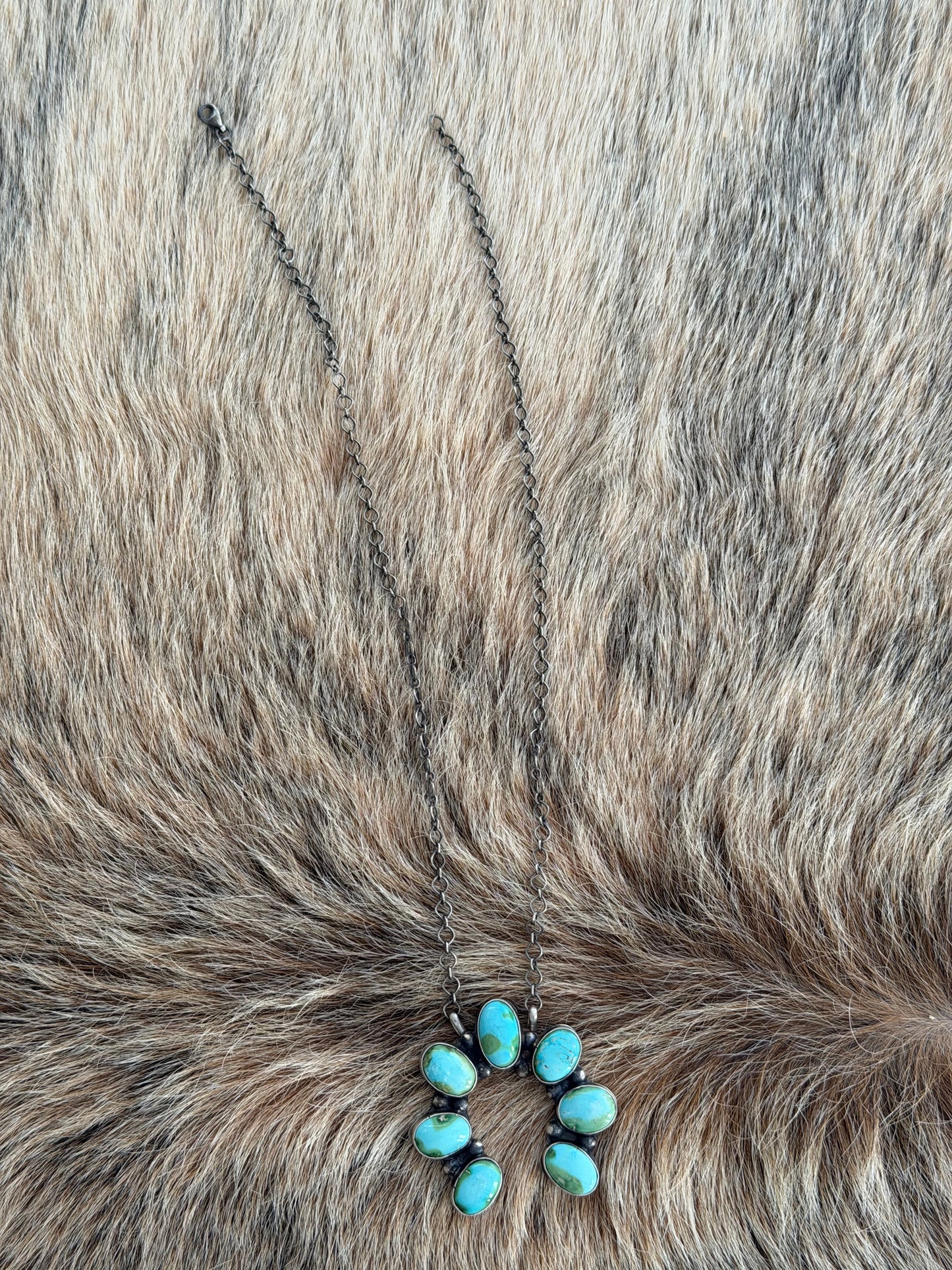 Sonoran Gold Turquoise Naja Necklace